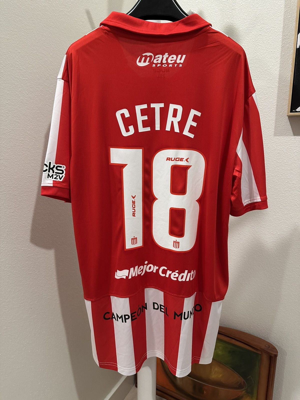 Adidas × Other 2024-25 Estudiantes de La Plata Edwuin Cetre Soccer Jersey Size US XL / EU 56 / 4 - 1 Thumbnail
