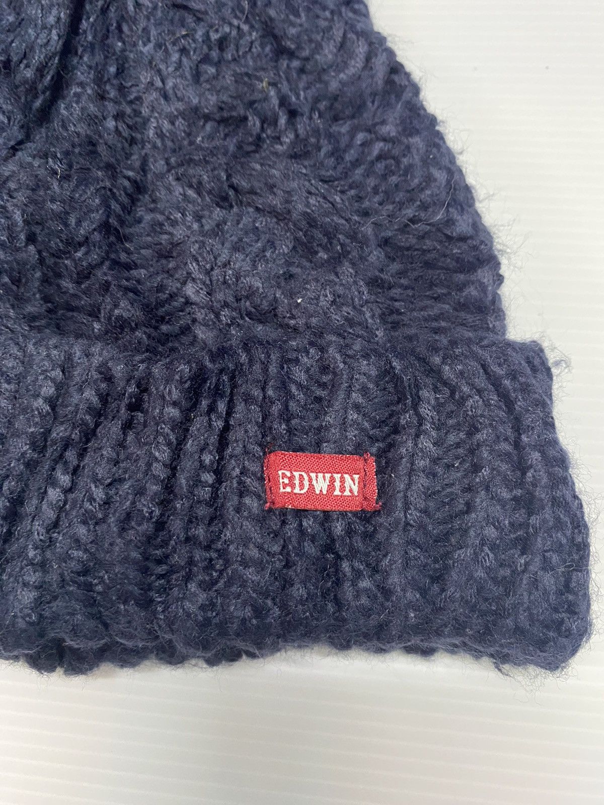 Edwin Edwin Pom Knitted Beanie Hat Size ONE SIZE - 2 Thumbnail