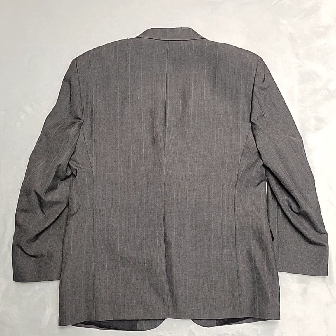 Vintage Towncraft Blazer Mens 42S Gray Pinstripe Wool Blend Classic Fit Suit Jacket Size 42R - 5 Thumbnail