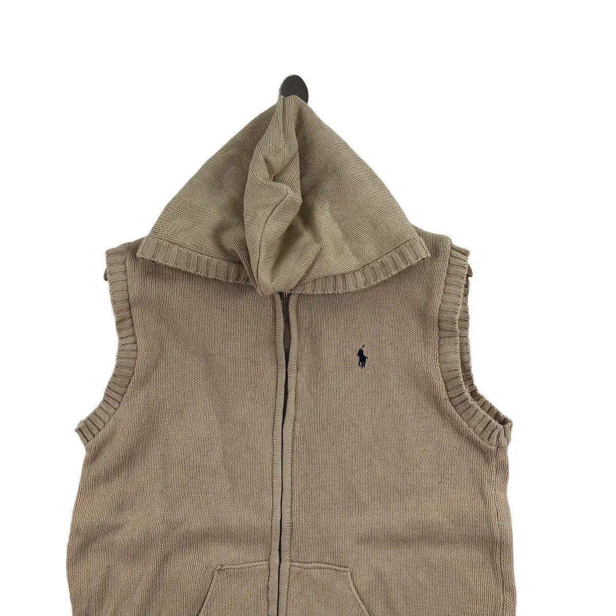 Polo Ralph Lauren Vtg POLO RALPH LAUREN Small Pony Knitwear Tank Top Hoodie Size M / US 6-8 / IT 42-44 - 4 Thumbnail