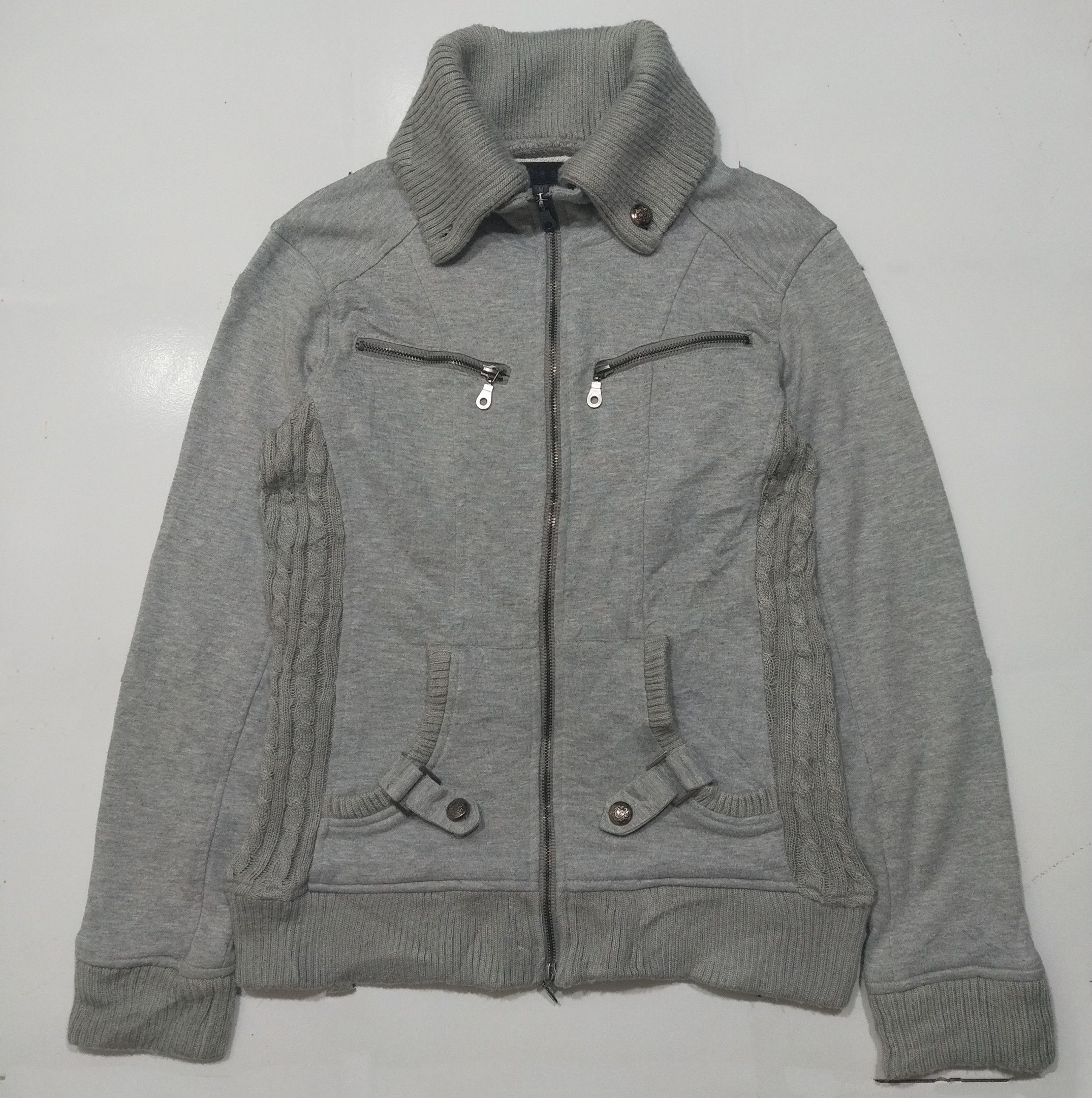 If Six Was Nine × Japanese Brand × Le Grande Bleu (L.G.B.) Turtleneck In The Attic zip Knit Size M / US 6-8 / IT 42-44 - 1 Thumbnail