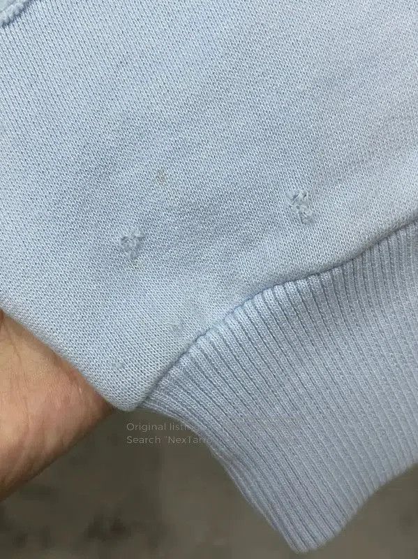 Givenchy Givenchy Light Blue Cotton Long Sleeve Hoodie . Size XS / US 0-2 / IT 36-38 - 5 Thumbnail