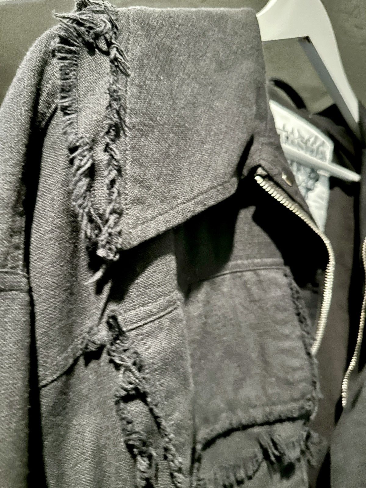 Natasha Zinko Natasha Zinko Distressed Hemp-Cotton Cargo Jacket Size US M / EU 48-50 / 2 - 2 Thumbnail