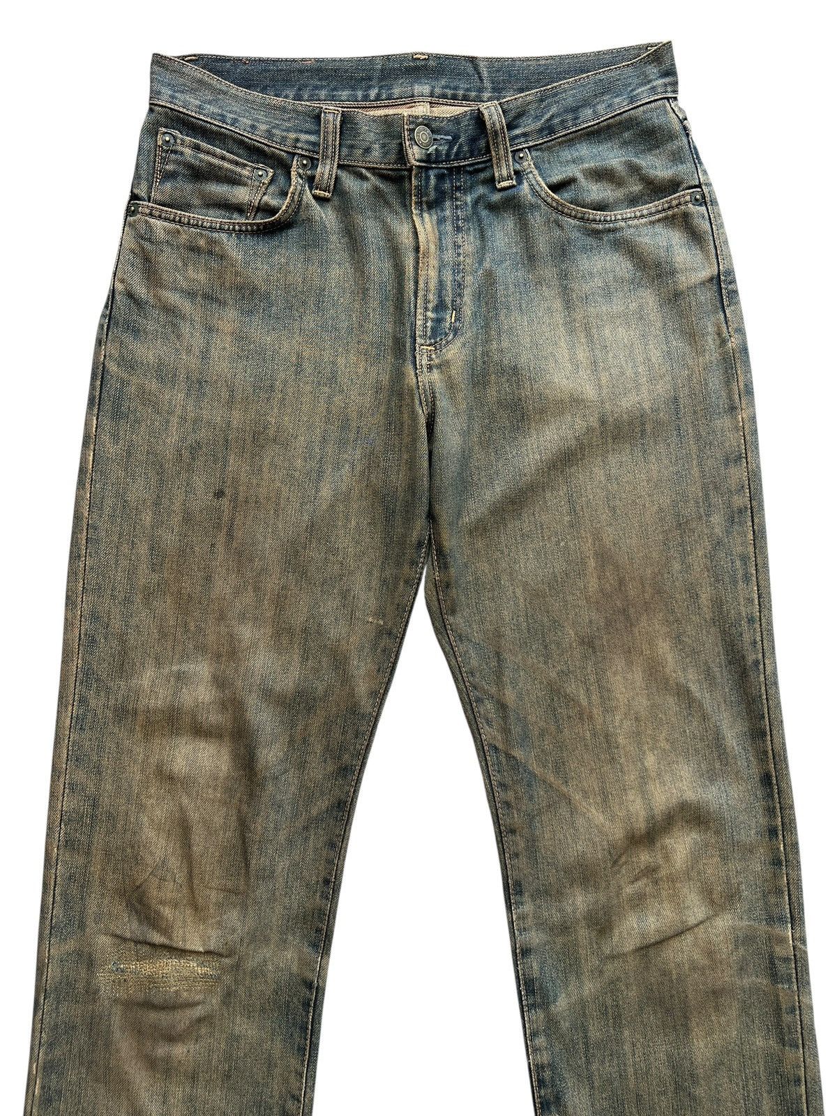 Edwin Vintage Edwin Distressed Mudwash Denim Jeans 33x34 Size US 33 - 4 Thumbnail