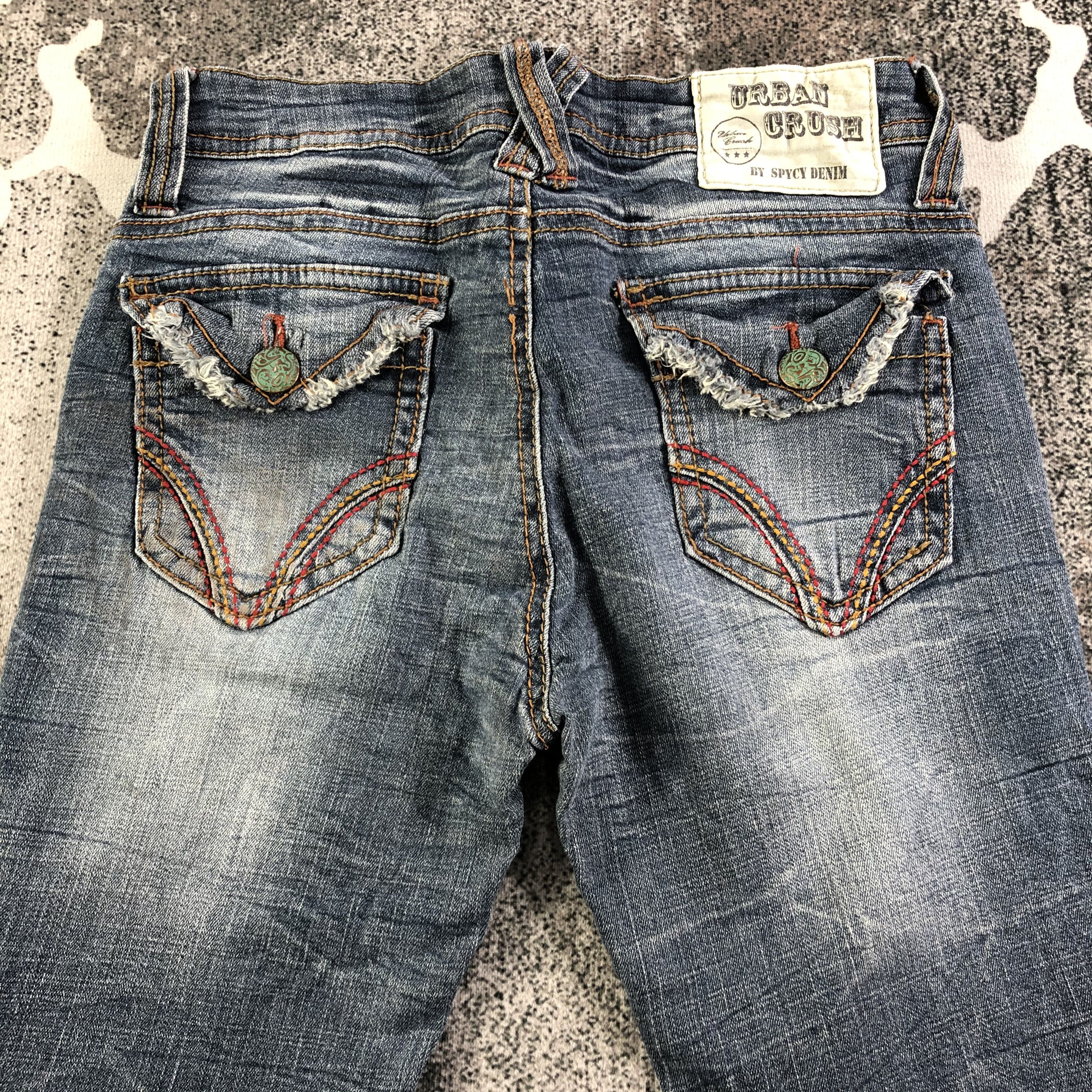Japanese Brand Spicy Denim Faded Skinny Jeans KJ2139 Size US 29 - 4 Thumbnail