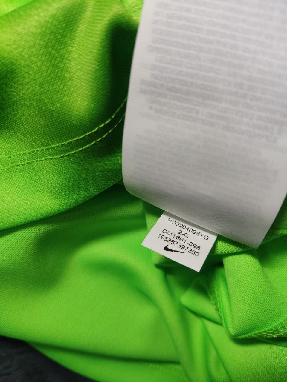 Nike Galatasaray Goalkeeper jersey 2022/23 DM1691-398 SIZE 2XL Size US XXL / EU 58 / 5 - 9 Thumbnail