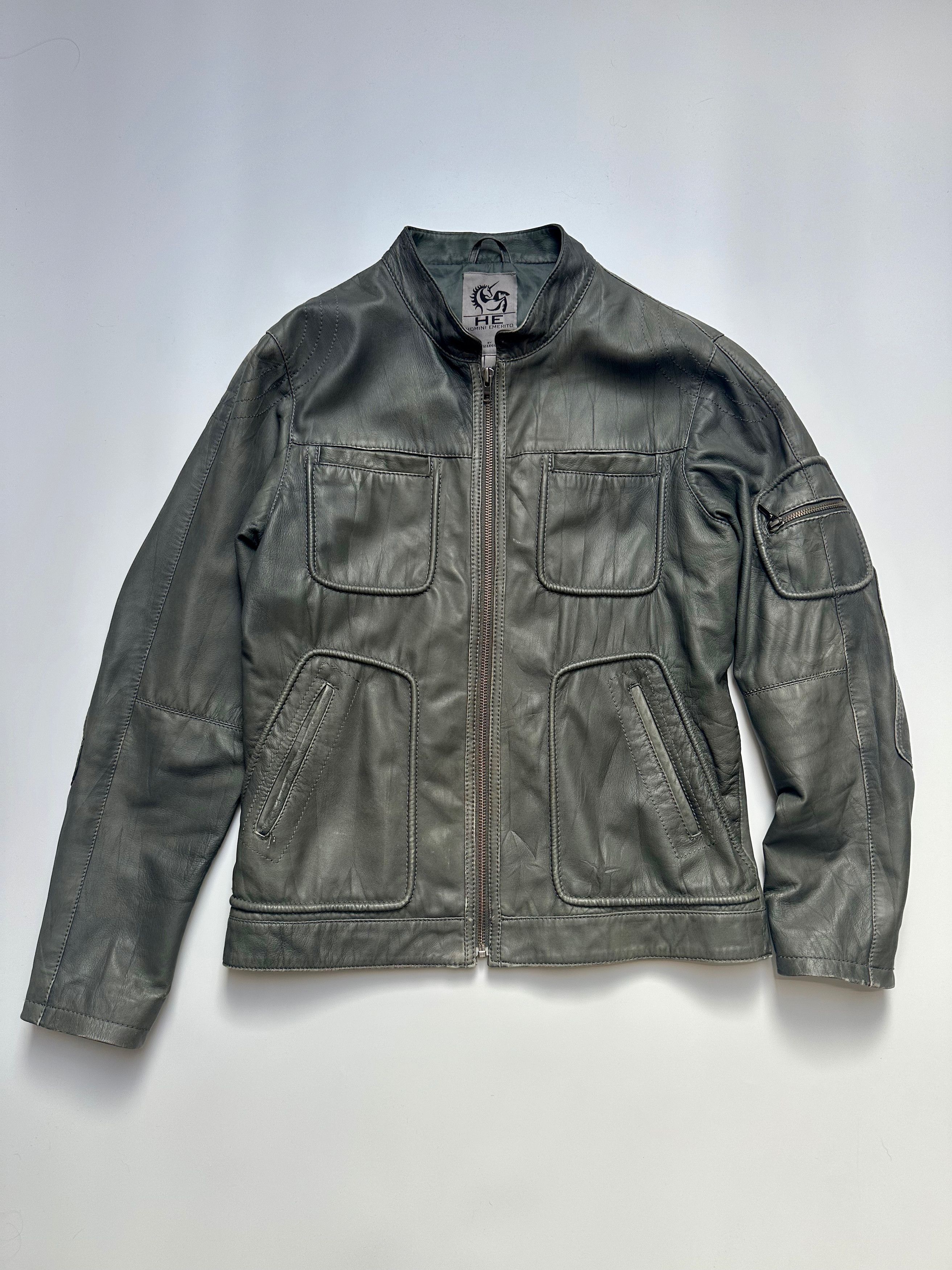 Mango by Homini Emerito Leather biker style jacket