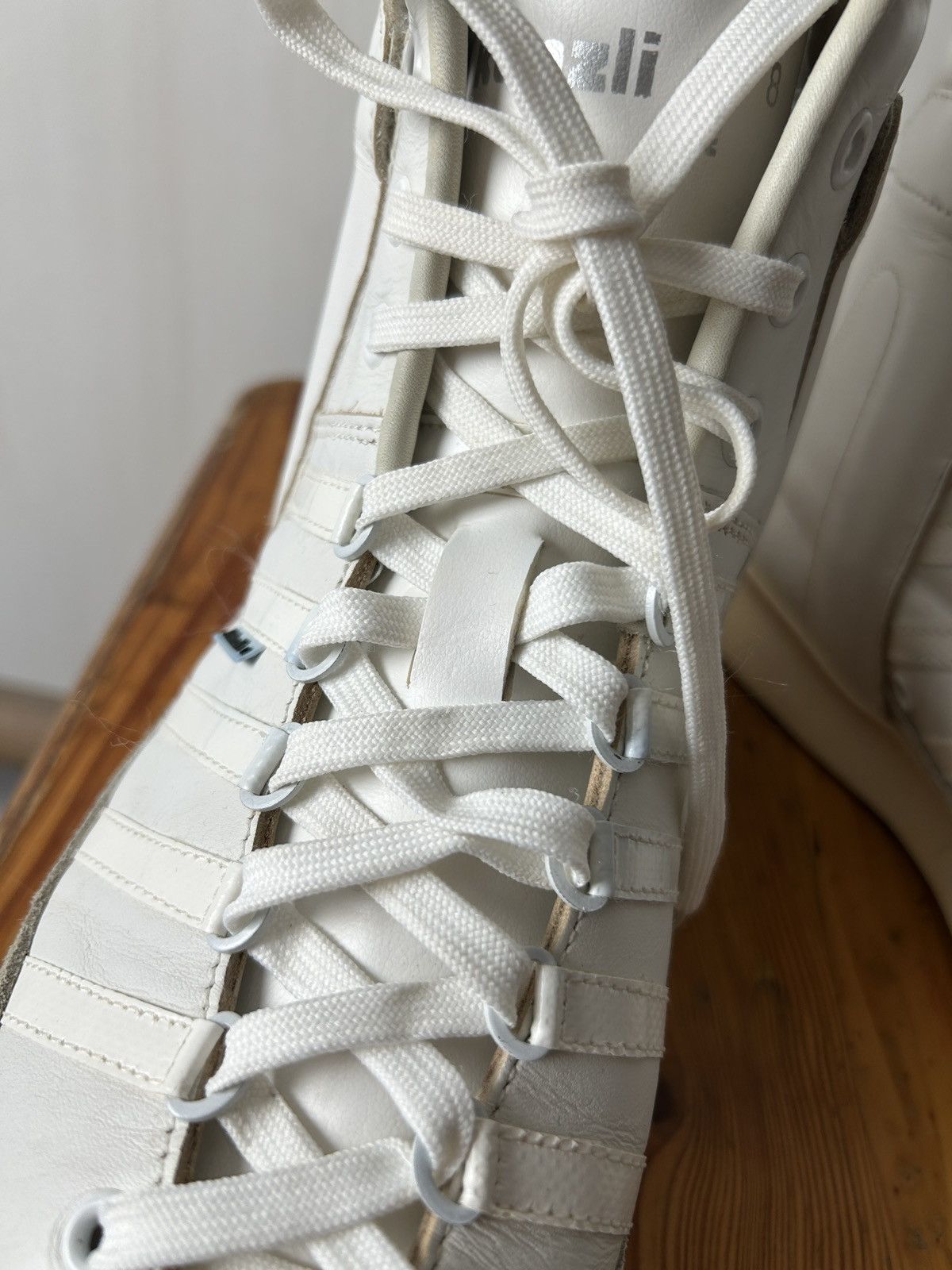K-Swiss Vintage Künzil white pro plus hi-top shoes mens Size US 9.5 / EU 42-43 - 5 Thumbnail
