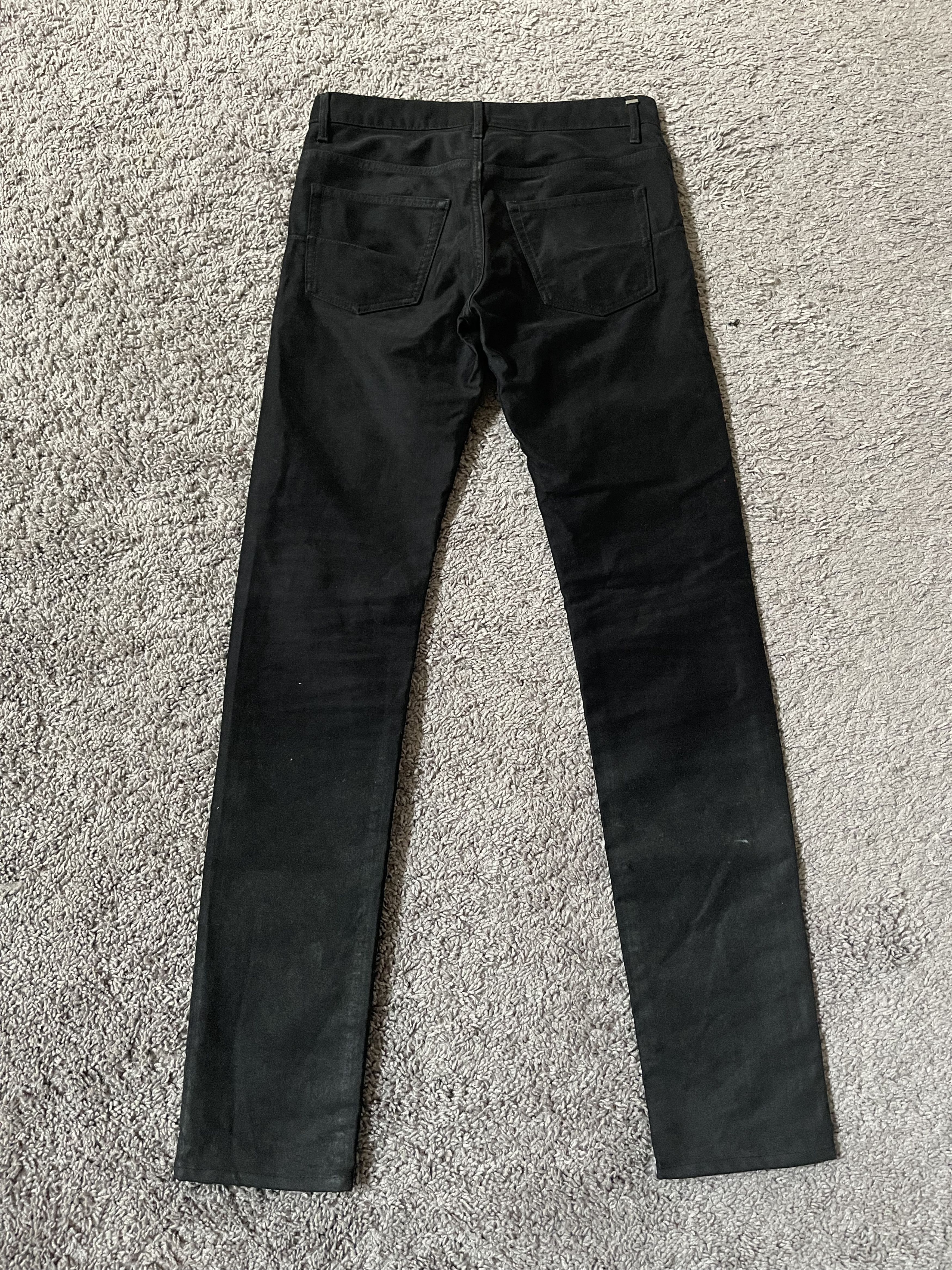 Hedi Slimane Dior Homme 07AW Navigate Arcadius Wax Denim Size US 27 - 2 Thumbnail