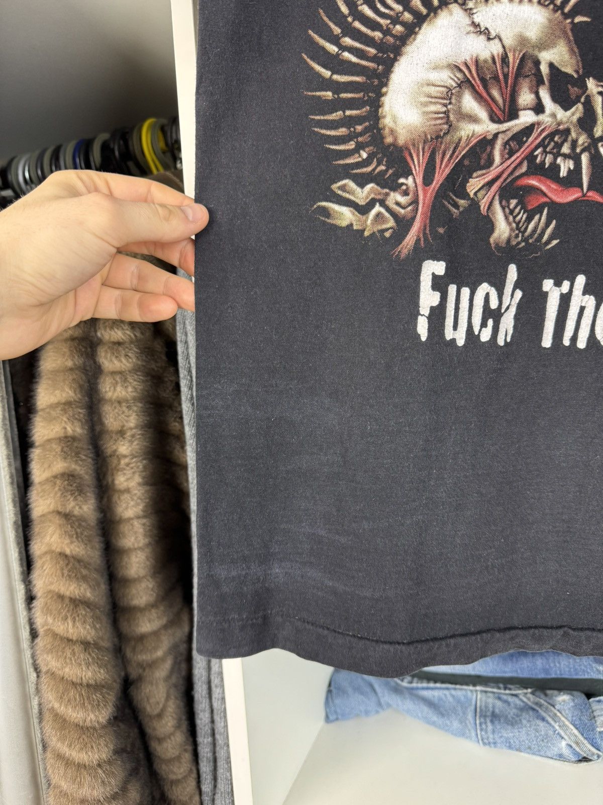 Band Tees The Exploited “Fuck The System” T-Shirt Tagged M (Fits S) Size US M / EU 48-50 / 2 - 16 Thumbnail