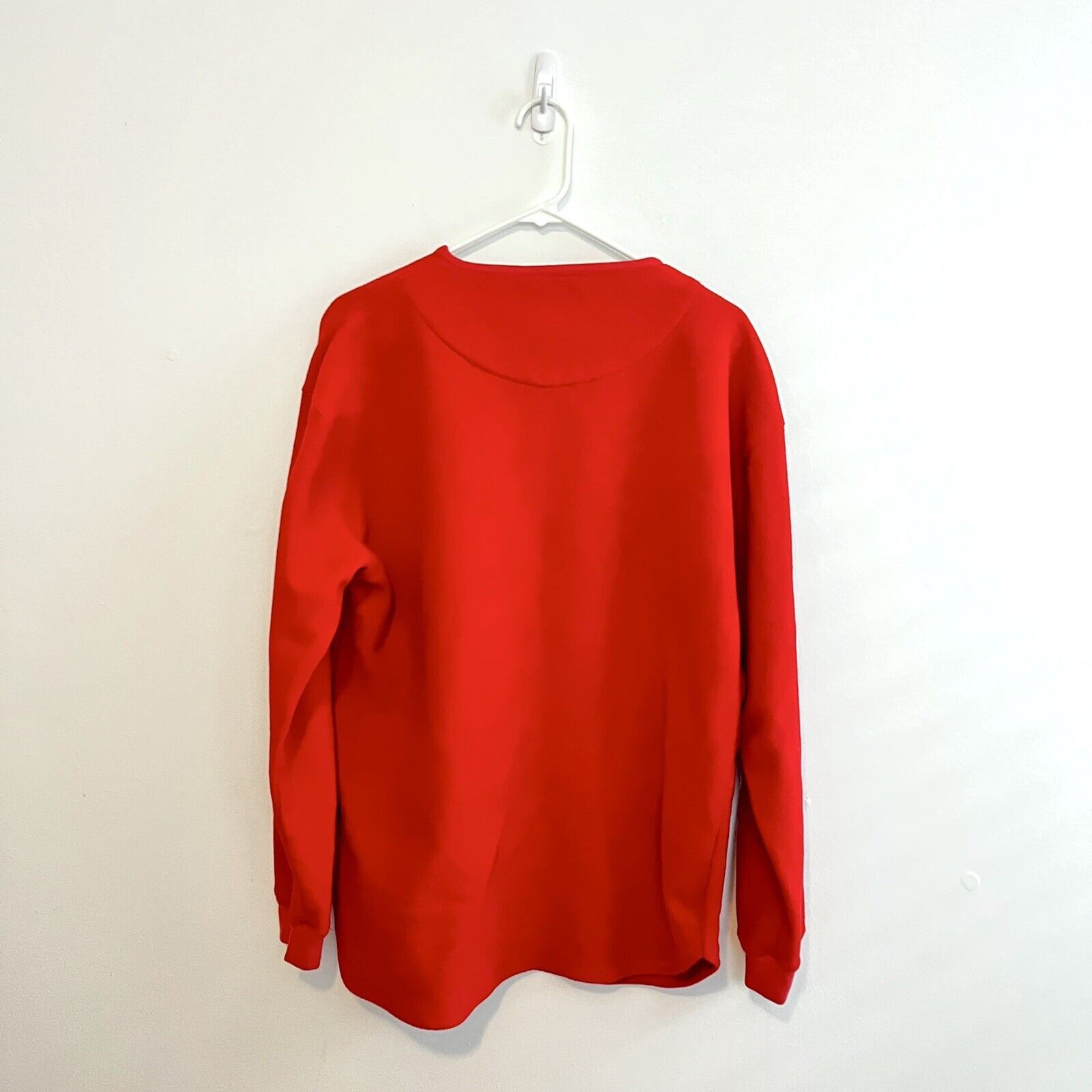Nautica Nautica Plaid Fleece Sweater Henley Sleepwear Red VTG Sz L Size US L / EU 52-54 / 3 - 3 Thumbnail
