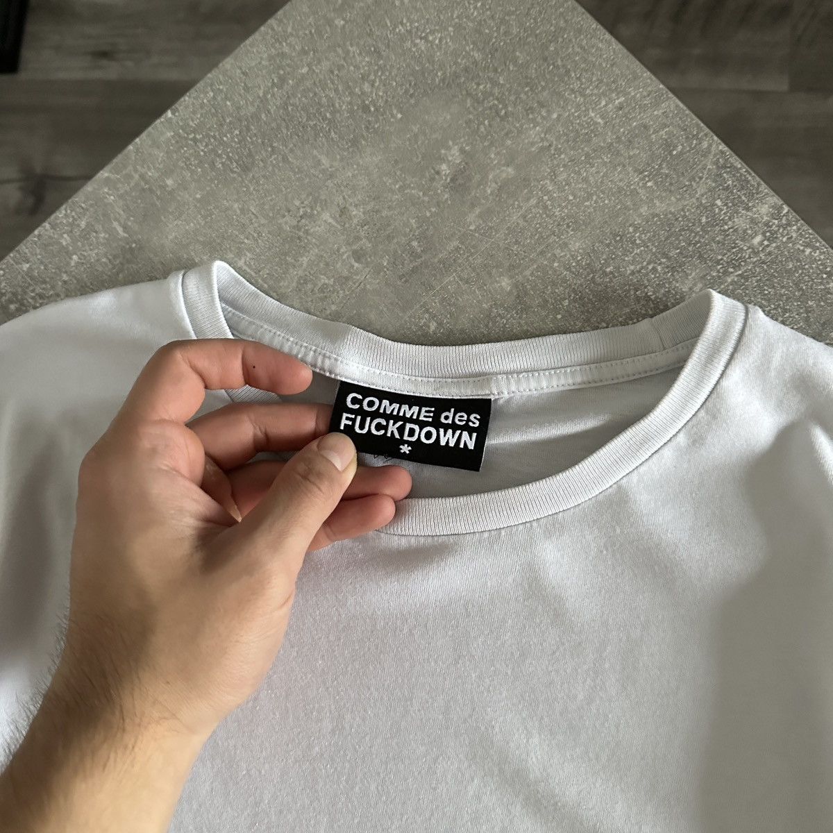 Comme Des Fuck Down Washed Comme des Fuckdown stripes tee Italy hype og yk cdf Size US M / EU 48-50 / 2 - 6 Thumbnail