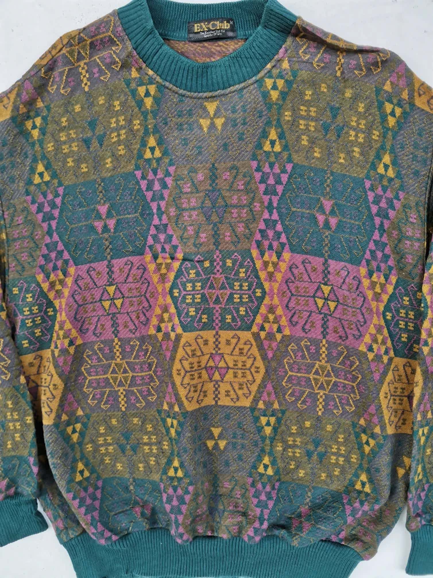 Homespun Knitwear × Other Rare!!! Ex-club Colourful Knitwear Size US M / EU 48-50 / 2 - 6 Thumbnail