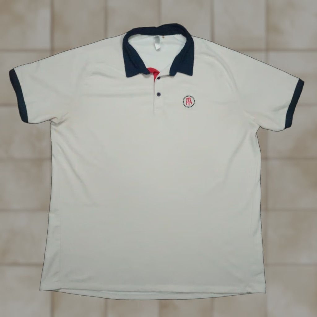Vintage UNRL Polo Shirt Mens 2XL White Barstool Sports Short Sleeve Performance Golf Breathable Lightweight Stretch Size US XXL / EU 58 / 5 - 1 Thumbnail