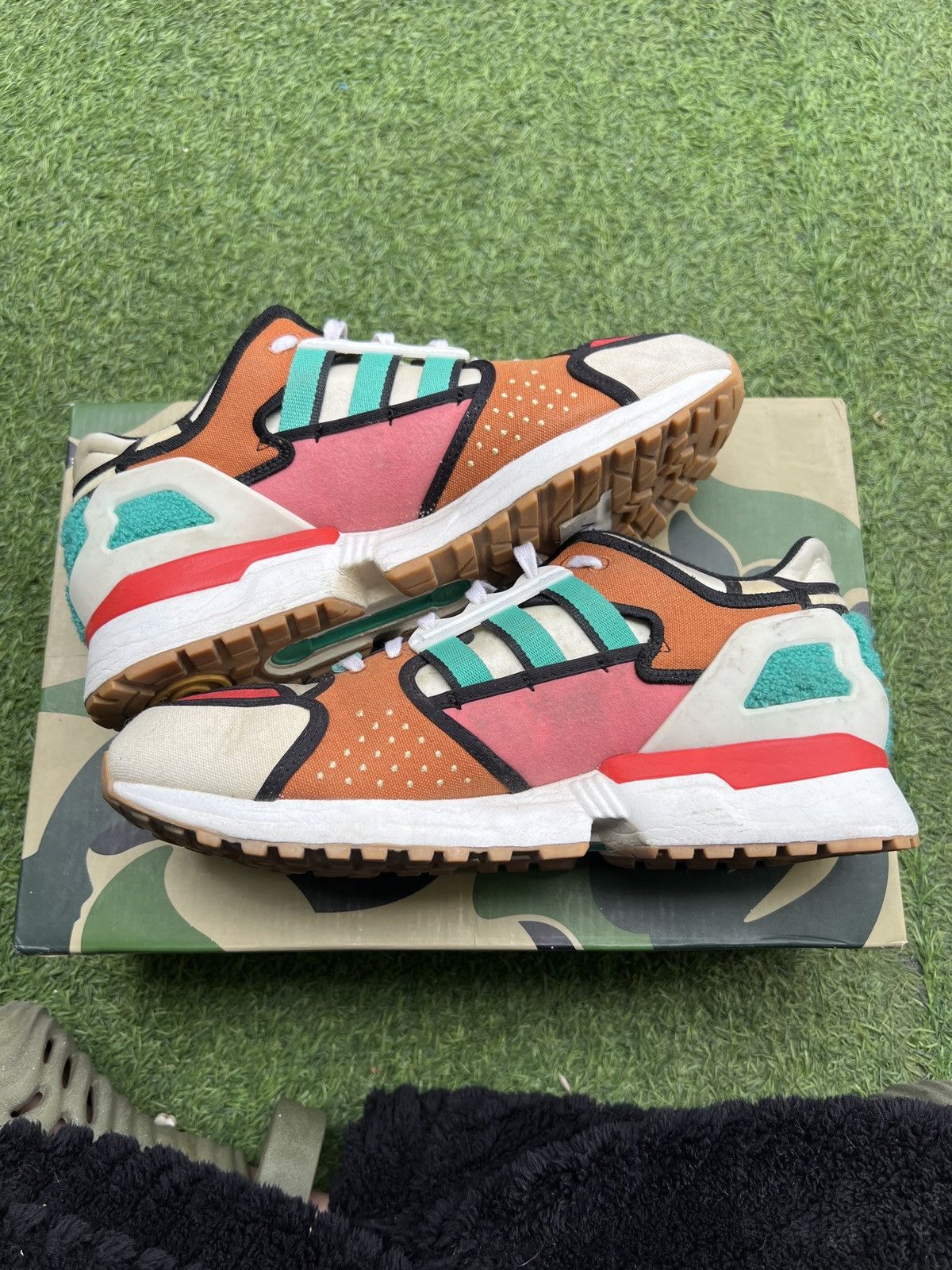 Adidas Adidas ZX Flux X The Simpson Burger HO5783 Size US 8.5 / EU 41-42 - 3 Thumbnail