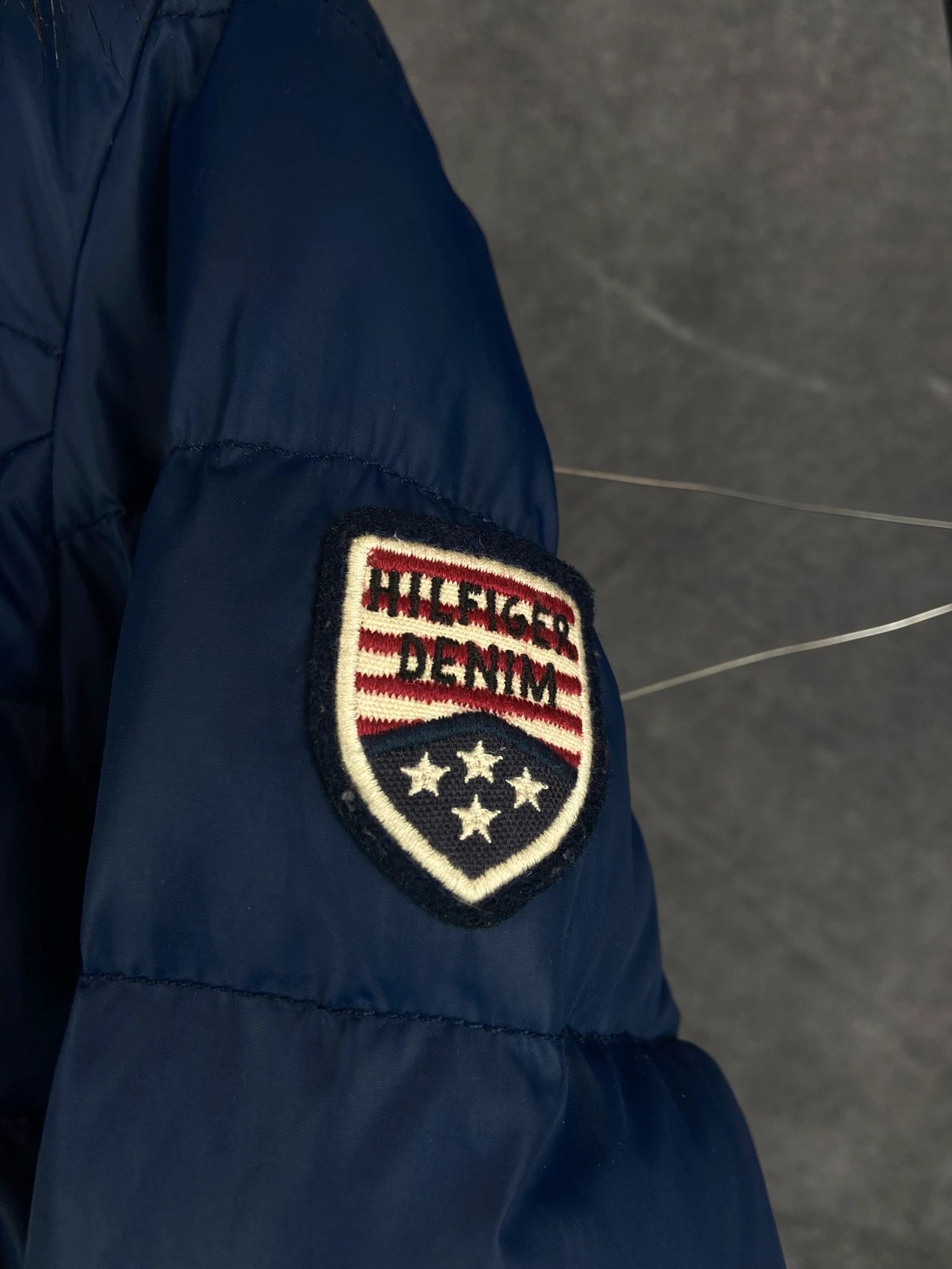 Tommy Hilfiger Tommy Hilfiger Women’s Blue Puffer Jacket with Faux Fur Size US S / EU 44-46 / 1 - 2 Thumbnail