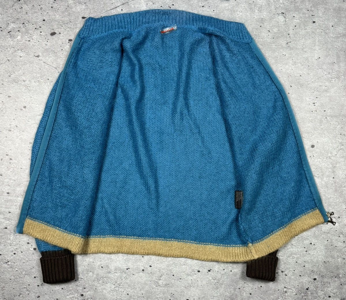 Prada Archive Prada Mohair Zip Sweater Size US L / EU 52-54 / 3 - 3 Thumbnail