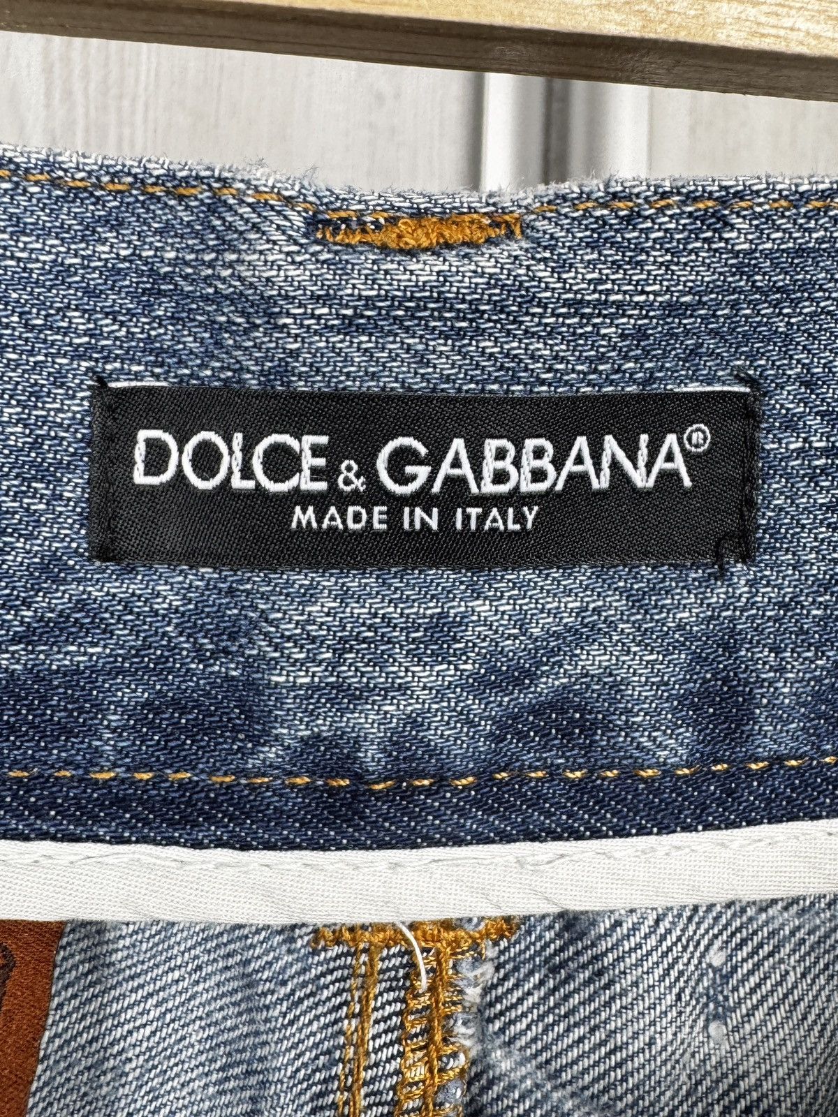 Dolce & Gabbana Dolce & Gabbana 16 Cuba Big Logo Denim Shorts Size US 32 / EU 48 - 10 Thumbnail