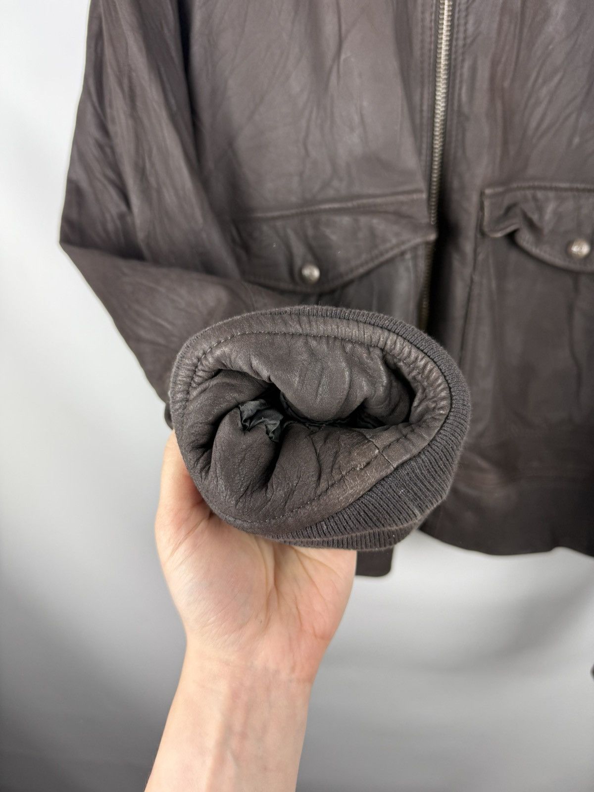 Levi's Levi’s Type A-2 Men’s Flight Leather Bomber Jacket Size XL Size US XL / EU 56 / 4 - 9 Thumbnail