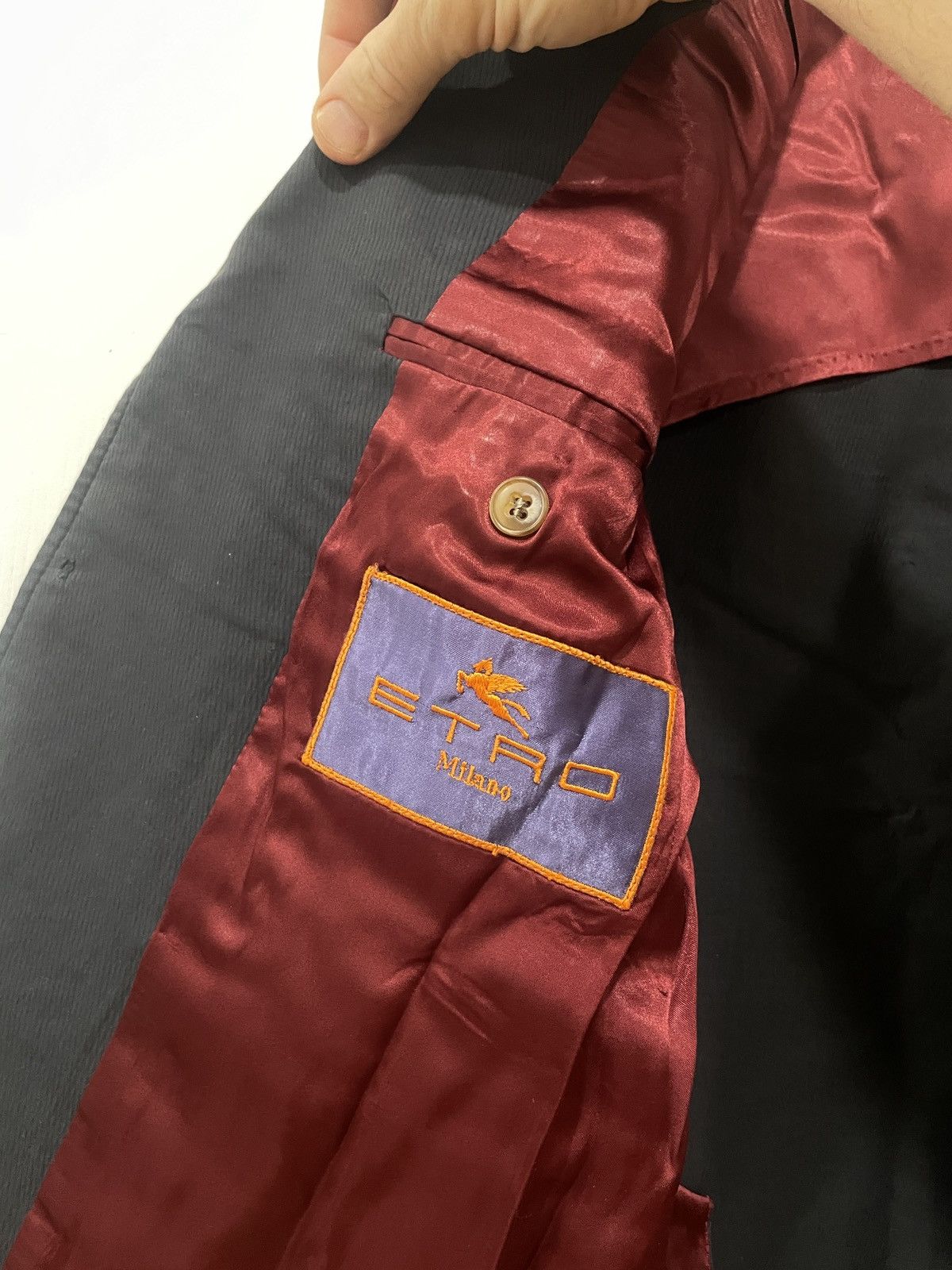 Etro Etro Milano gray cotton suit Size 38L - 3 Thumbnail