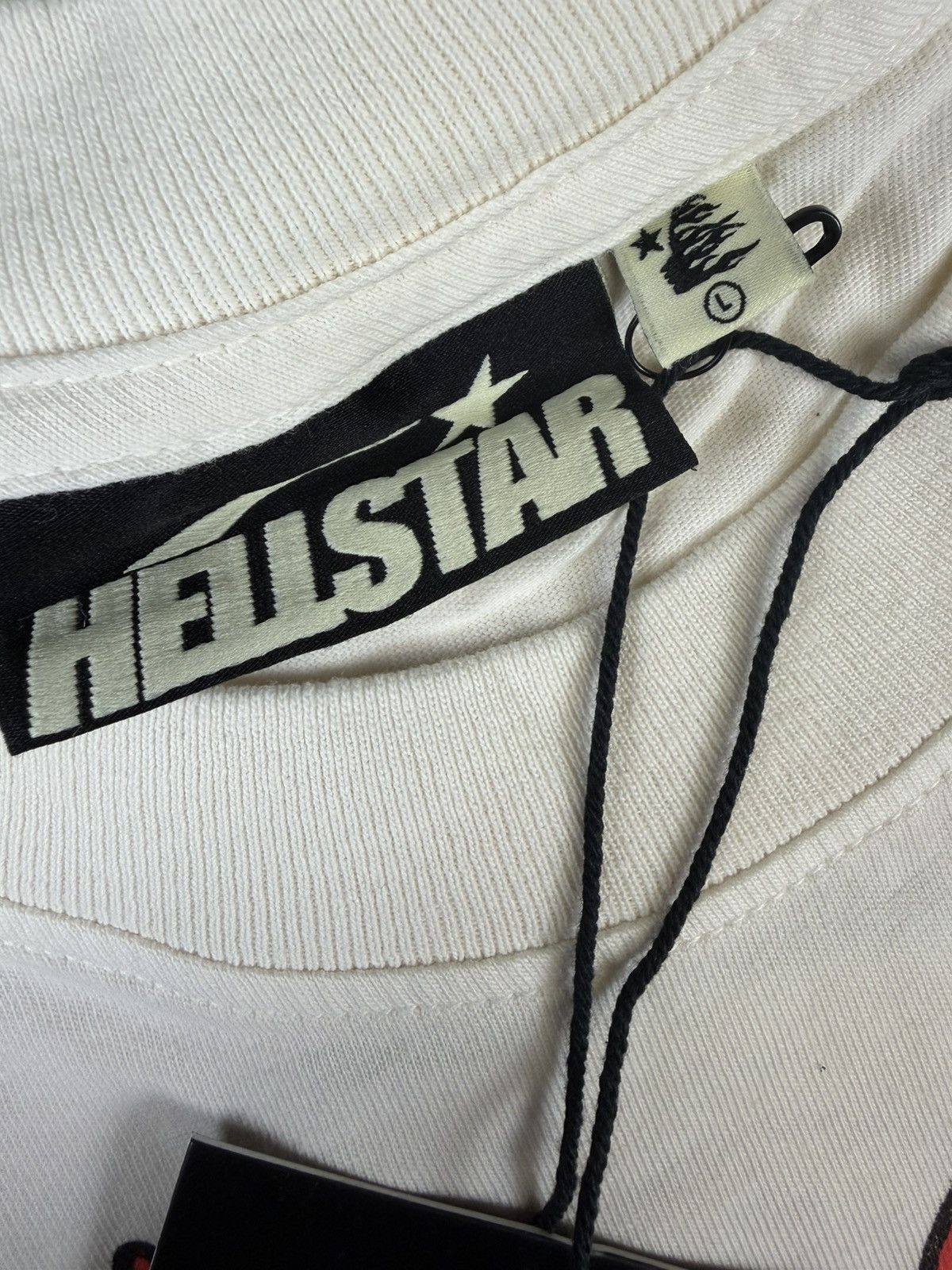 HELLSTAR Hellstar Heaven On Earth White T-Shirt Size US L / EU 52-54 / 3 - 3 Thumbnail