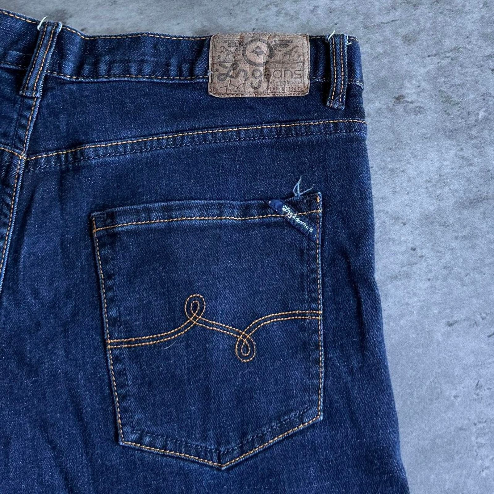 Japanese Brand × LRG × Vintage Vintage Y2K LRG Embroidered Grunge Opium Denim Jeans Size US 35 - 3 Thumbnail