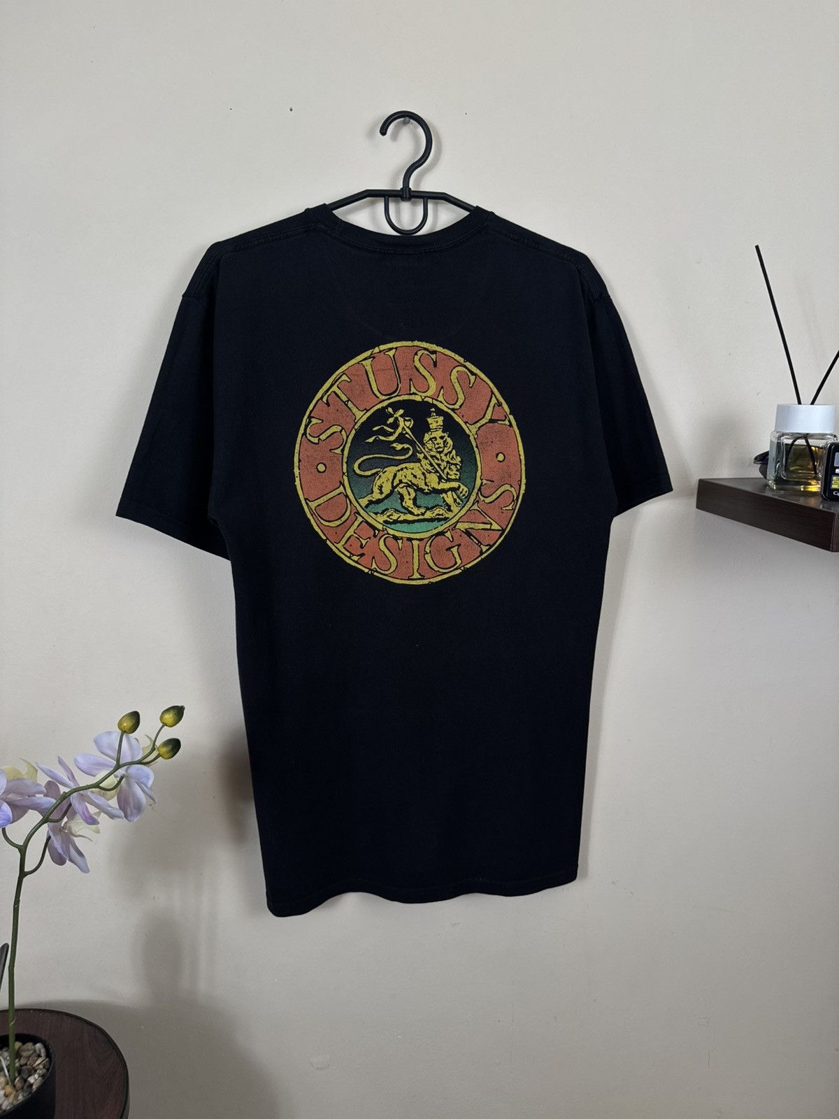 Stussy Stussy T shirt Designs Lion Black Streetwear Skate Surf M Size US M / EU 48-50 / 2 - 8 Thumbnail