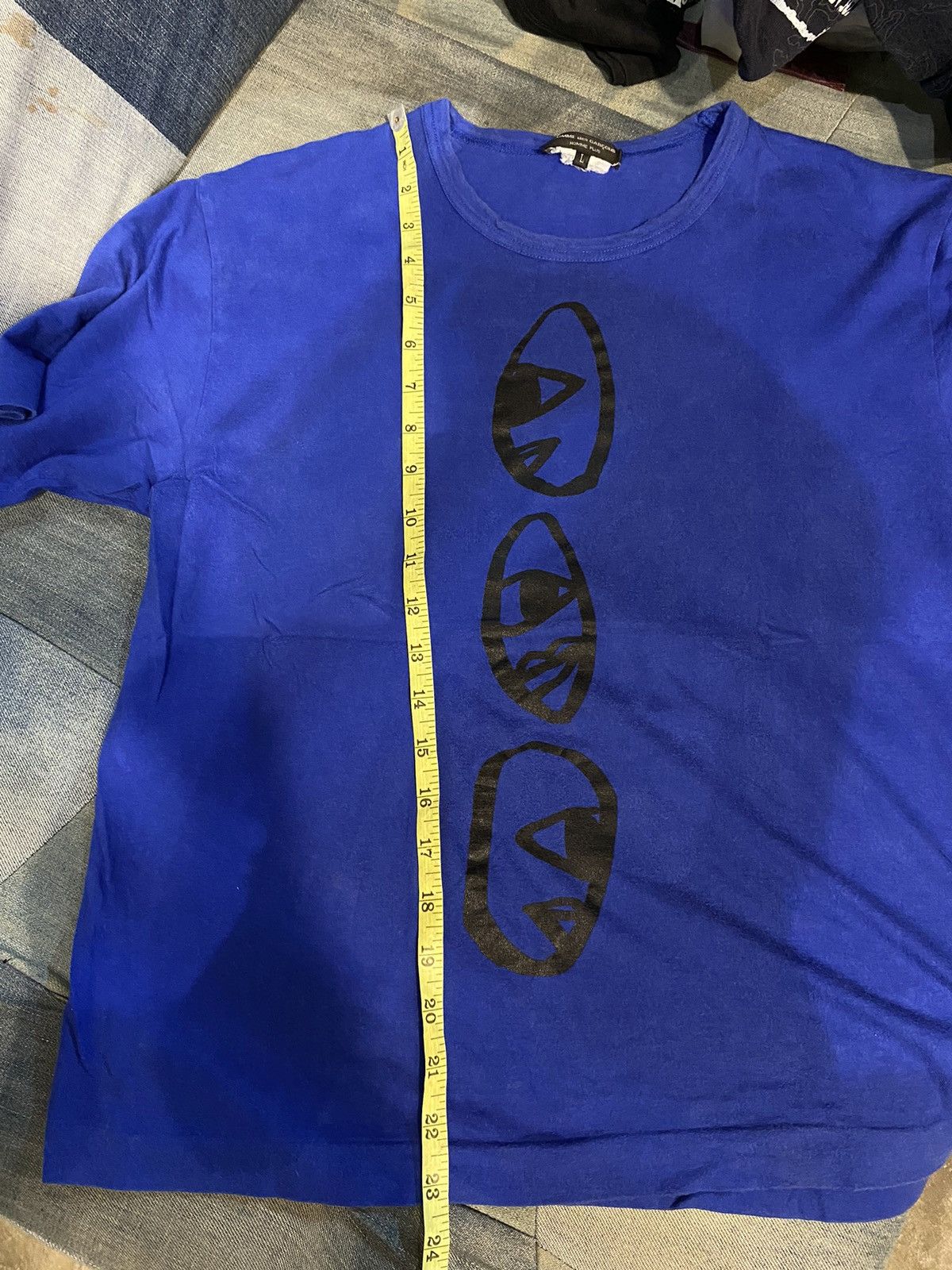 Comme des Garcons × Comme des Garcons Homme Plus × Japanese Brand comme des garcons tshirt blue Size US M / EU 48-50 / 2 - 9 Thumbnail