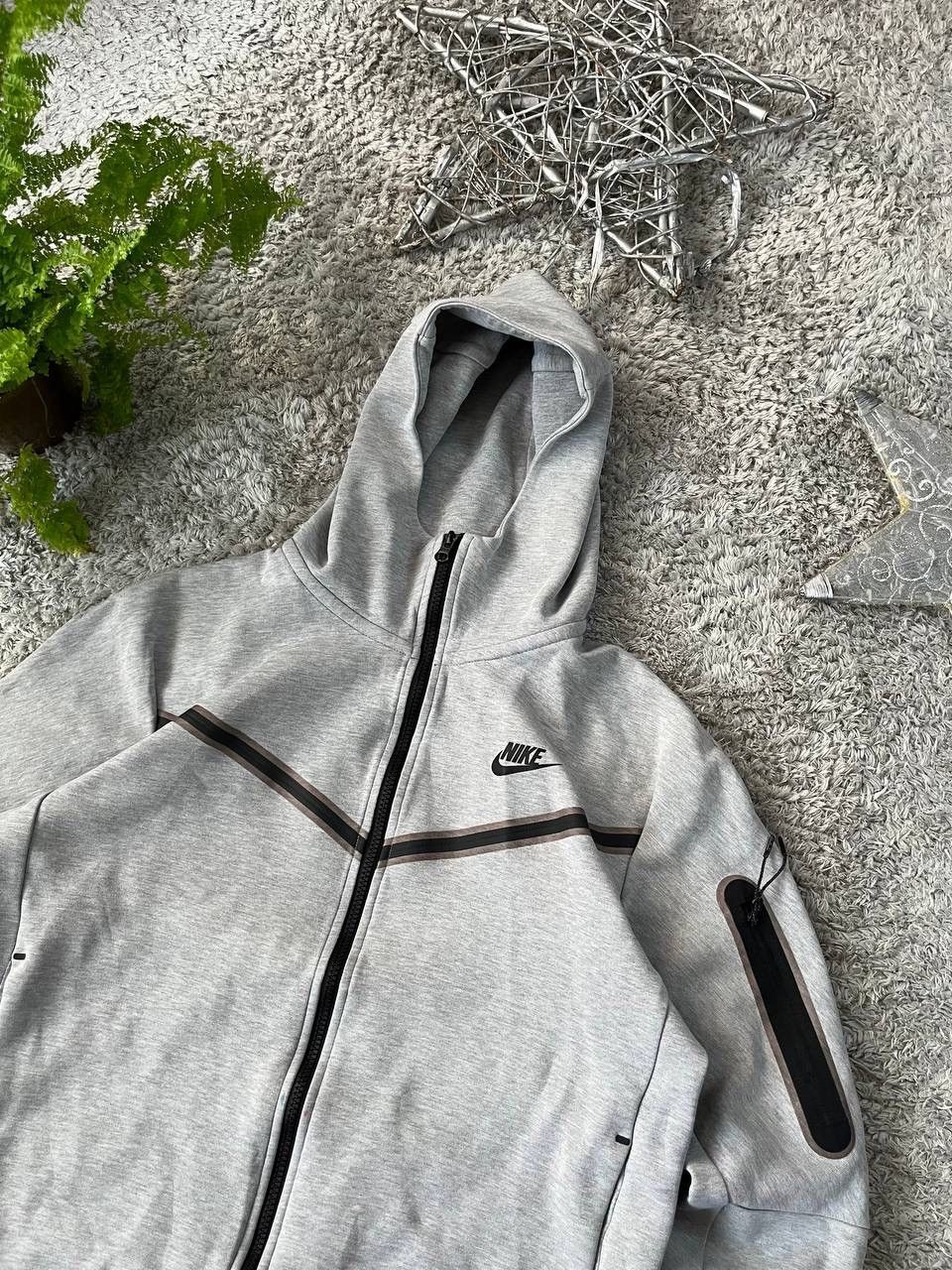 Nike × Vintage Nike Zip-Hoodie Tech-Fleece Streetwear Drill Logo Swoosh Size US M / EU 48-50 / 2 - 5 Thumbnail