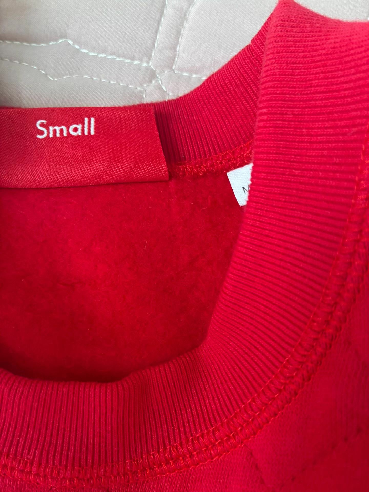 Supreme Supreme Red Fleece Sweatshirt Size S, Top Version Size US S / EU 44-46 / 1 - 4 Thumbnail