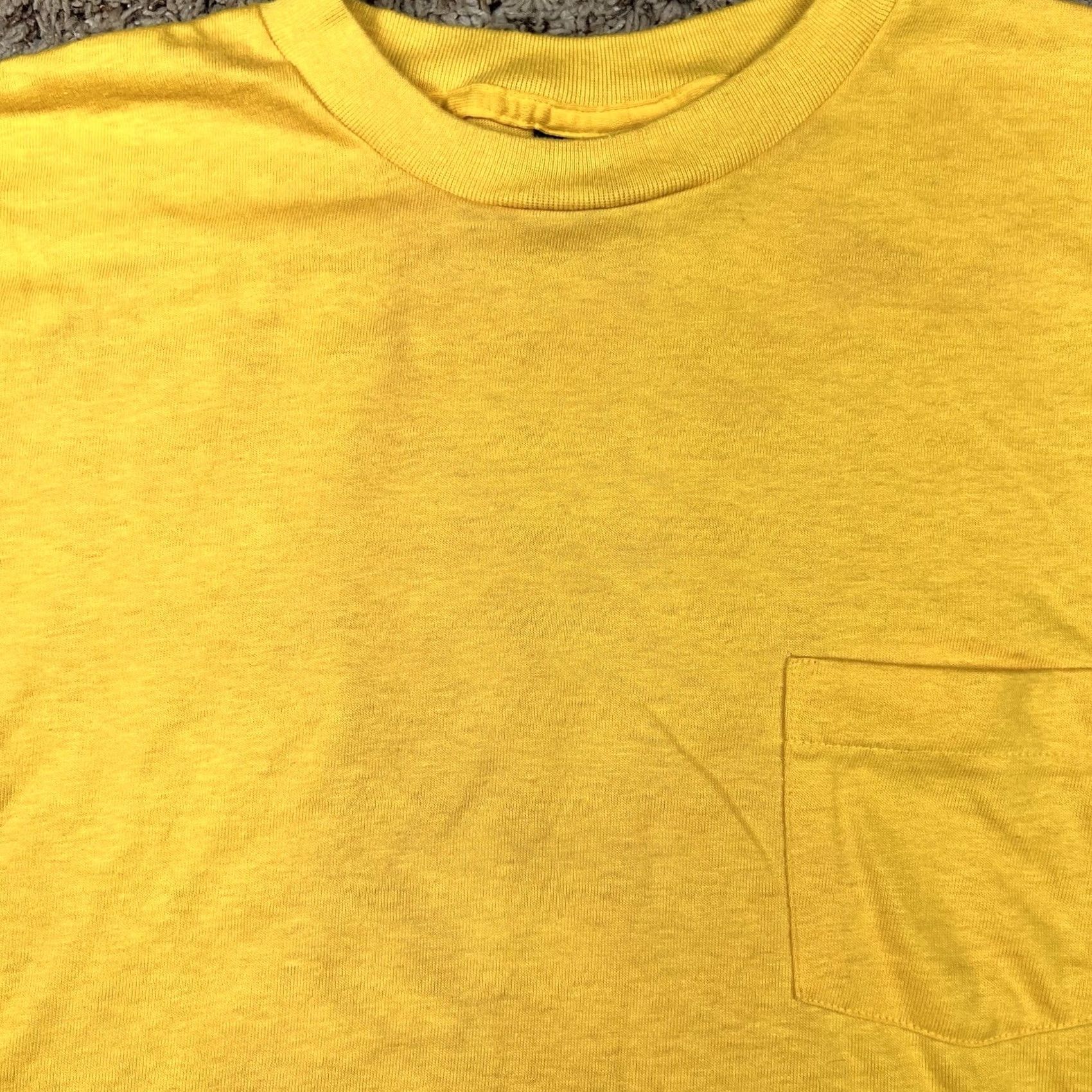 Lands' End VINTAGE Lands End T-Shirt Women Large Yellow 90s Shirt Crew Neck Long Sleeve Size L / US 10 / IT 46 - 6 Thumbnail
