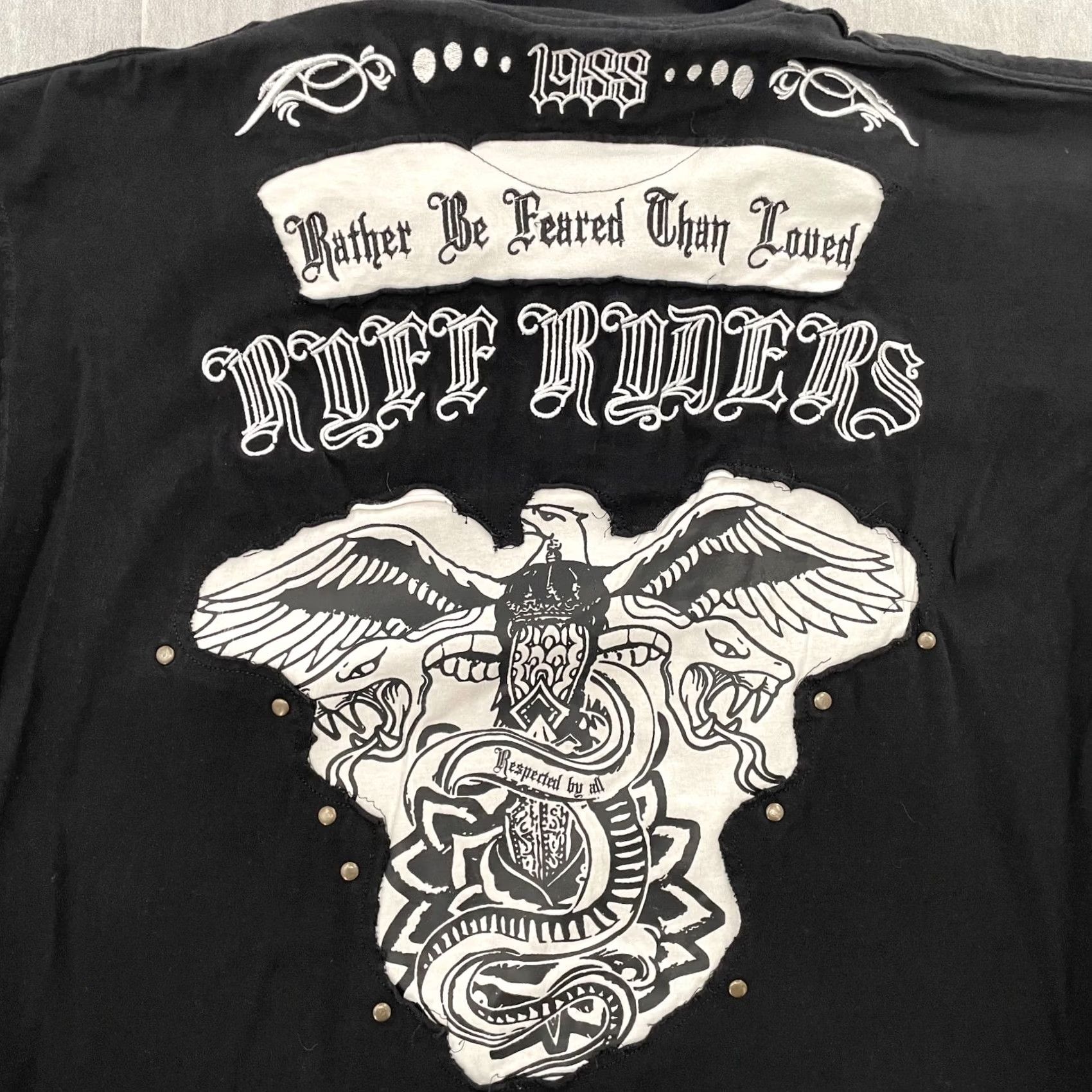 Vintage VINTAGE Ruff Ryders Polo Shirt Adult XL Black Hip Hop Streetwear Rap DMX Y2K Men Size US XL / EU 56 / 4 - 6 Thumbnail