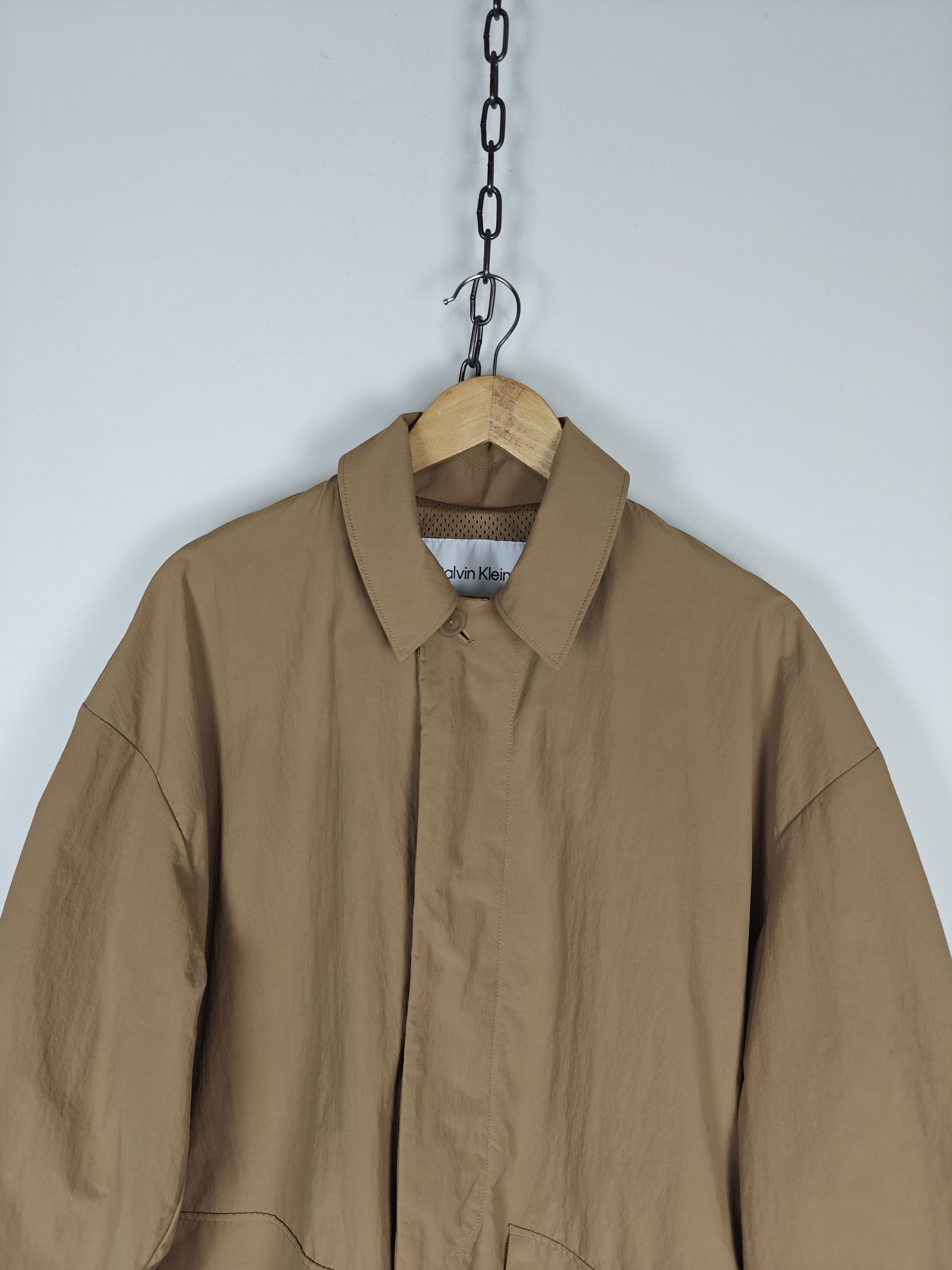 Calvin Klein Calvin Klein Trench Jacket Light Brown size M Size US M / EU 48-50 / 2 - 2 Thumbnail