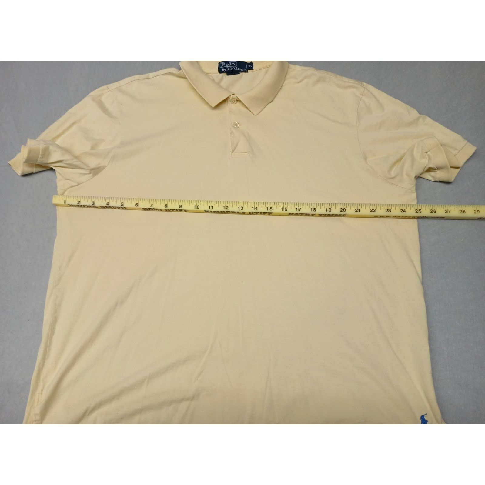 Ralph Lauren Polo Ralph Lauren Yellow (XL) Soft Stretch Button Shirt Size US XL / EU 56 / 4 - 2 Thumbnail