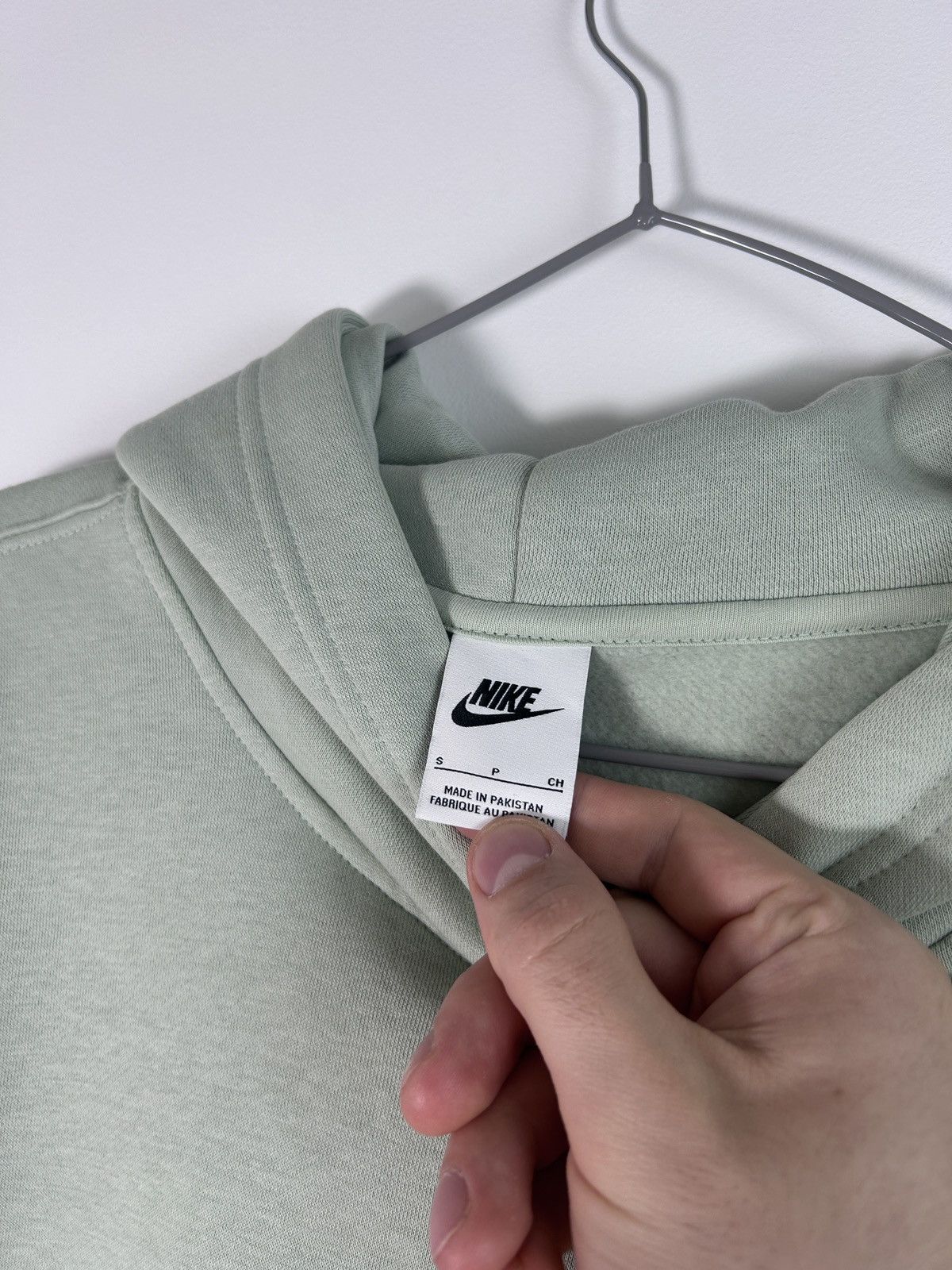 Nike × Vintage Nike Woman Center Swoosh Logo Hoodie Size S / US 4 / IT 40 - 5 Thumbnail