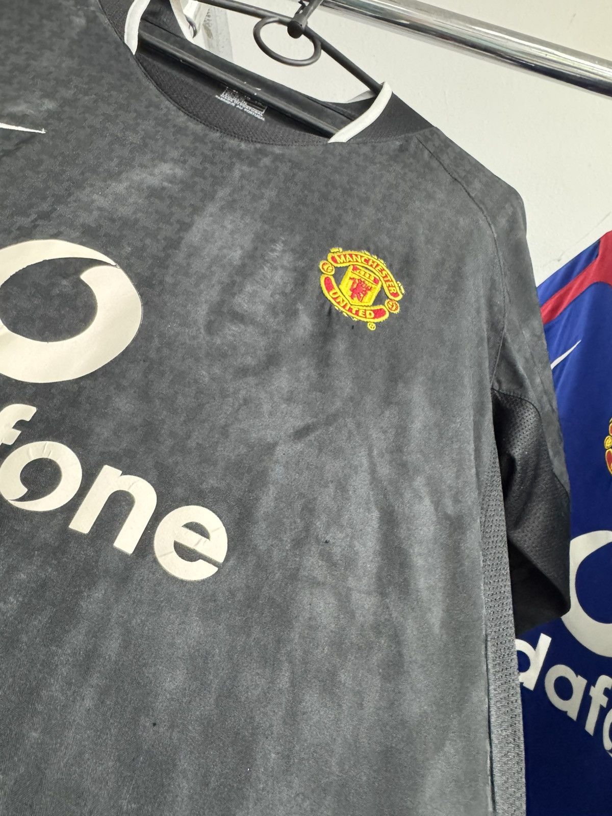 Nike Vintage Nike Manchester United 2003 2005 Away Shirt Jersey Size US S / EU 44-46 / 1 - 22 Thumbnail