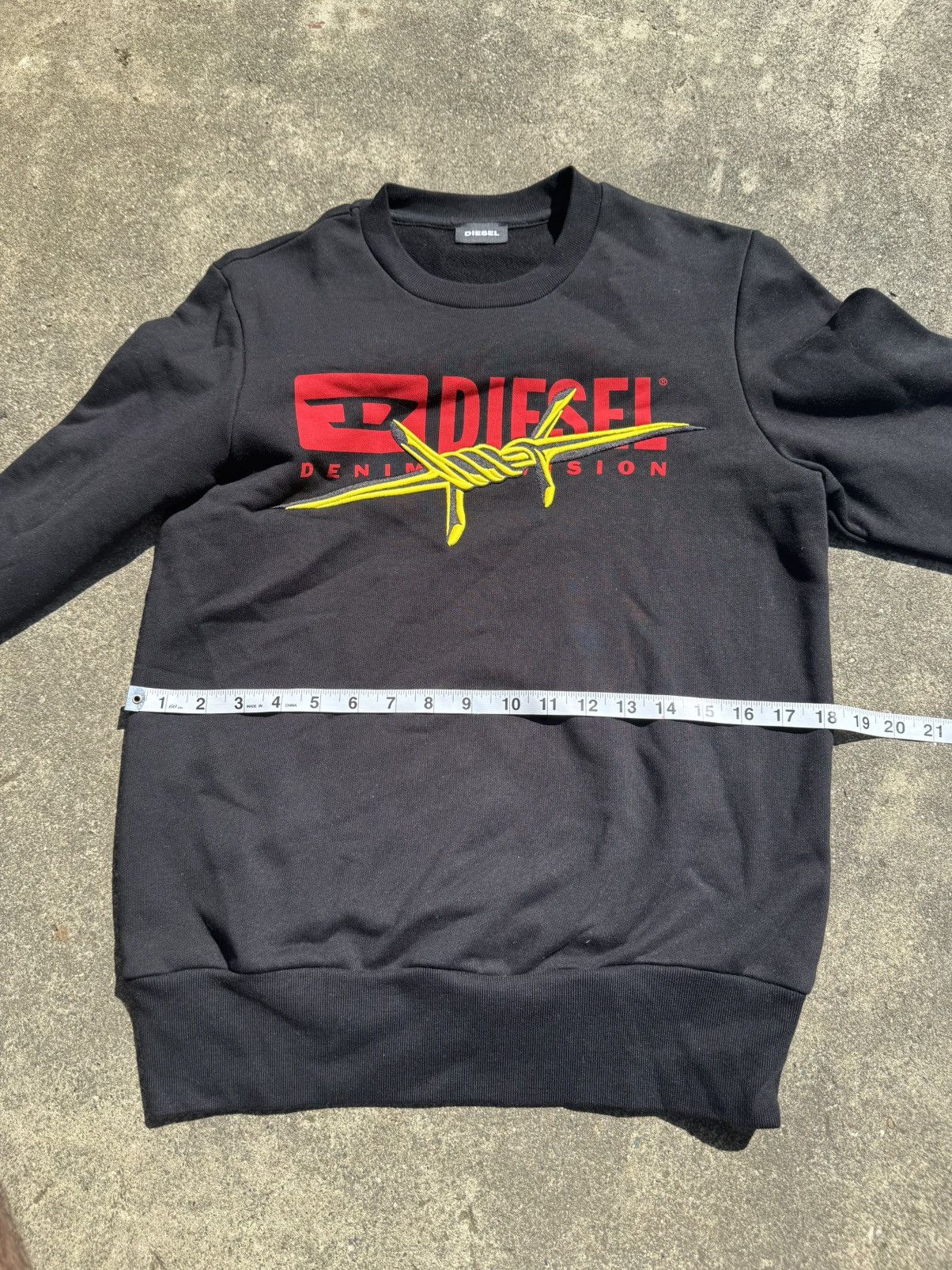 Diesel Diesel Sweatshirt Black Size US S / EU 44-46 / 1 - 3 Thumbnail