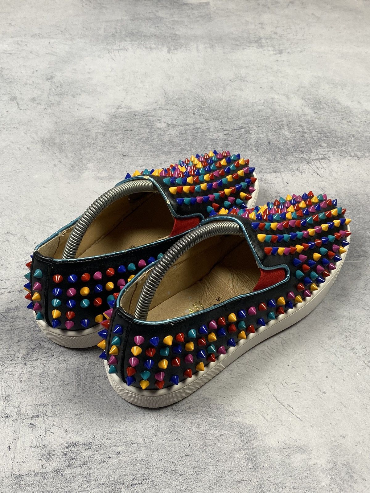 Christian Louboutin Christian Louboutin Mens Shoes Spikes Roller Boat Slipon Size US 6.5 / EU 39-40 - 4 Thumbnail