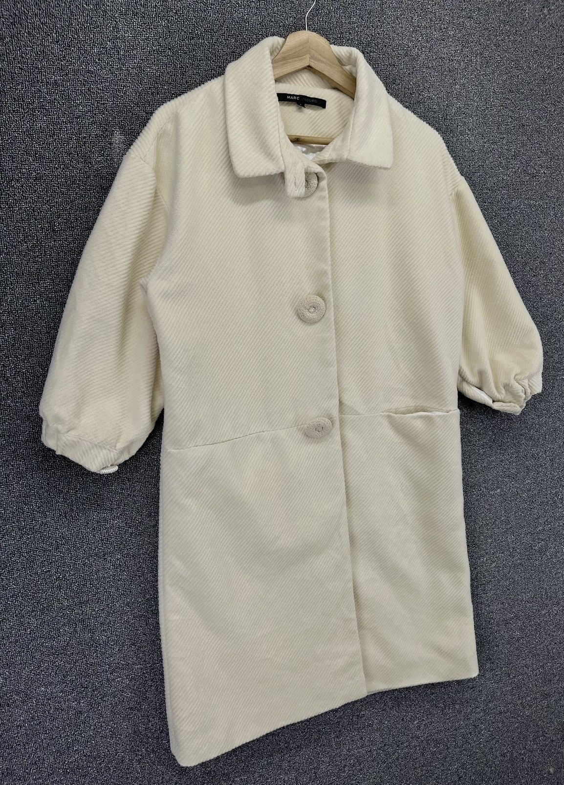 Marc Jacobs Vintage Marc Jacobs Button Up Wool Long Jacket Size XS / US 0-2 / IT 36-38 - 2 Thumbnail