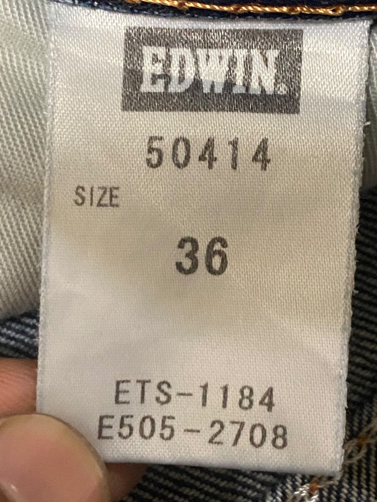 Edwin Vintage JapaneseBrands Edwin 504 Distressed Loose Jeans Size US 39 - 17 Thumbnail