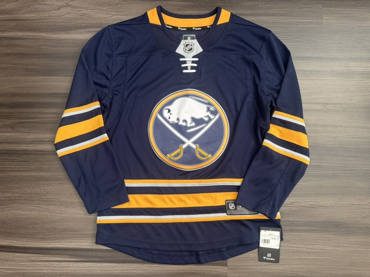 NHL Buffalo Sabres NHL Hockey Breakaway Home Navy Jersey $130 Size US S / EU 44-46 / 1 - 1 Thumbnail