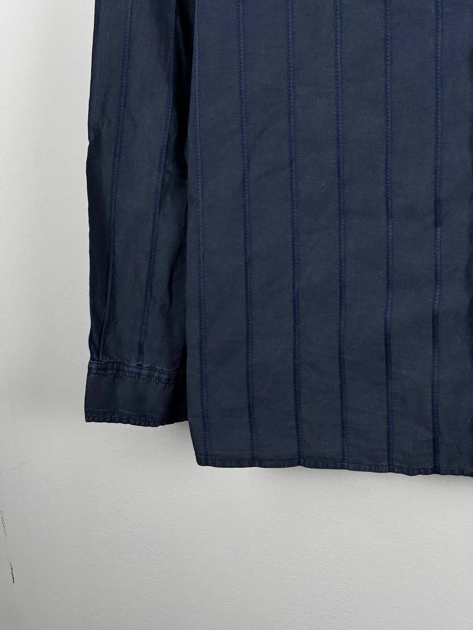 Armani Vintage Armani Jeans Striped Avant Garde Shirt Size US M / EU 48-50 / 2 - 6 Thumbnail