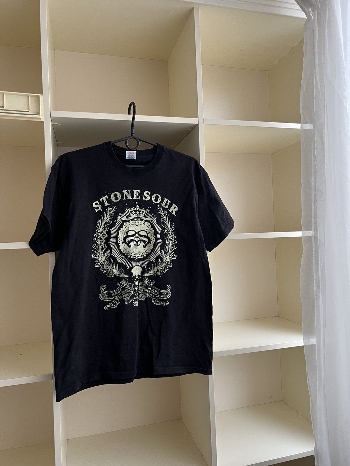 Band Tees Vintage Stone Sour Band Tee Rock T-Shirt Tour 2007 Size L Size US L / EU 52-54 / 3 - 12 Thumbnail