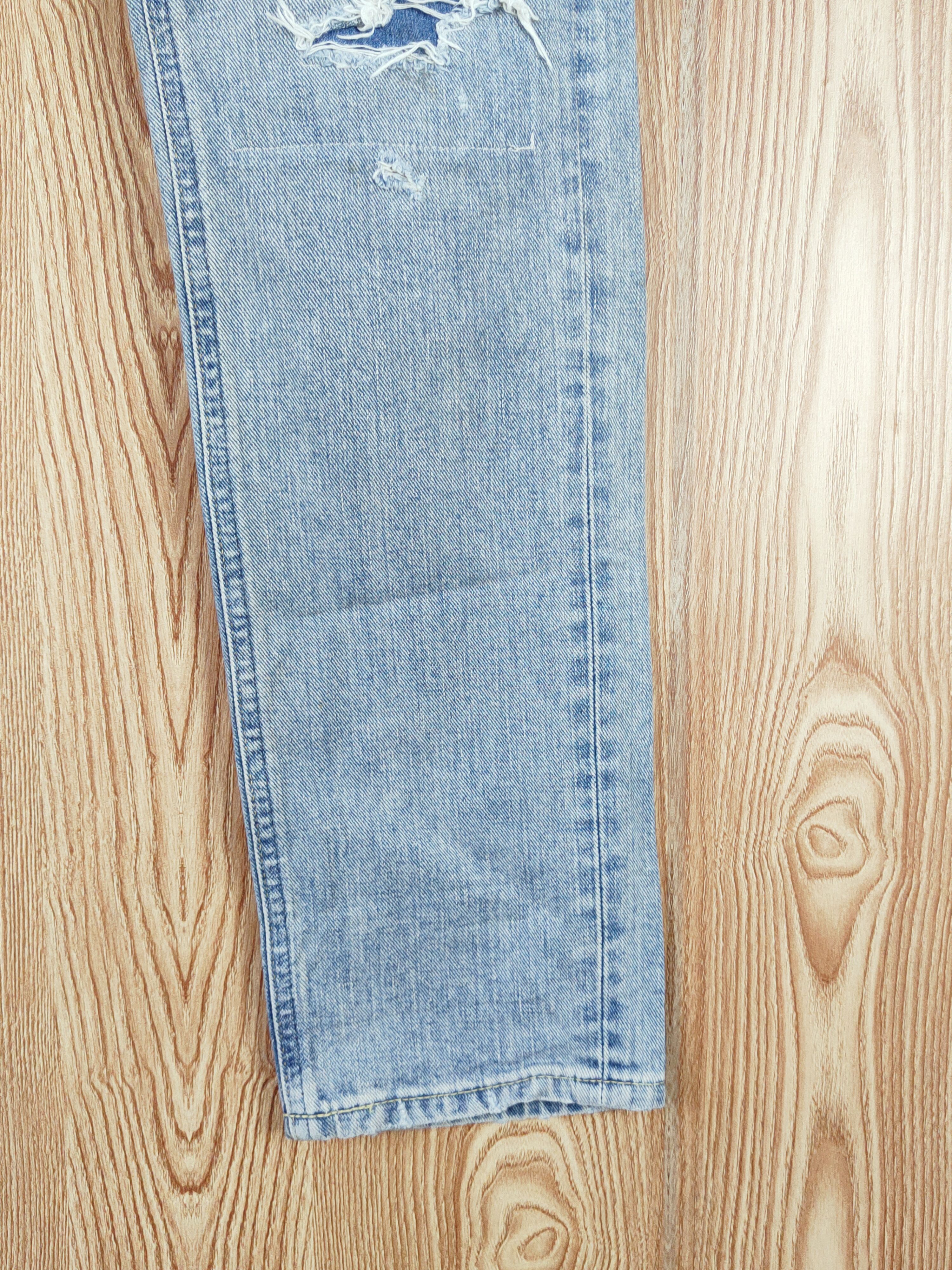 Japanese Brand Lee Blue Faded Distressed Ripped Jeans #W797 Size US 32 / EU 48 - 6 Thumbnail