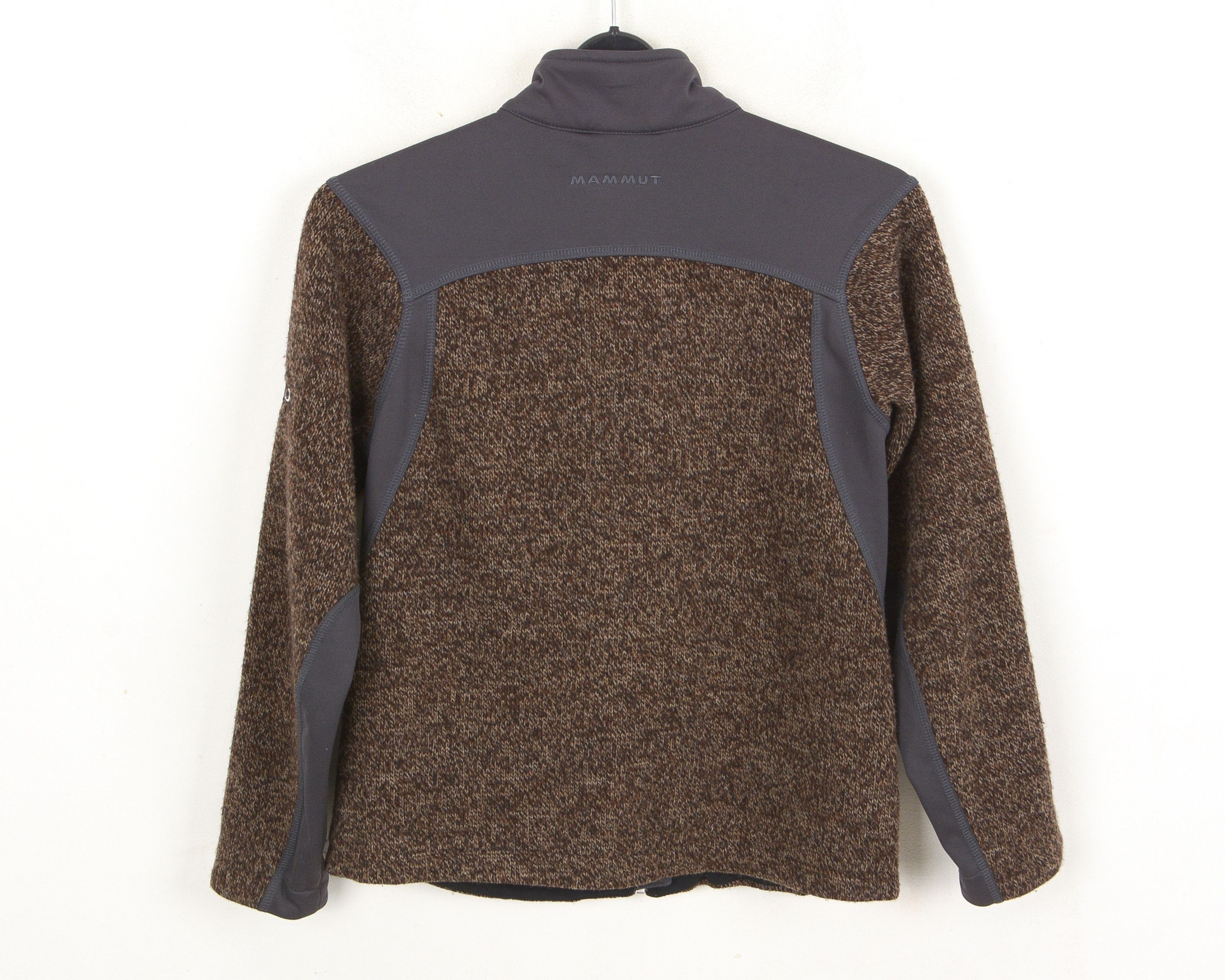Mammut Womens M Wool Fleece Jumper Sweatshirt Jacket Sweater Brown Size M / US 6-8 / IT 42-44 - 4 Thumbnail