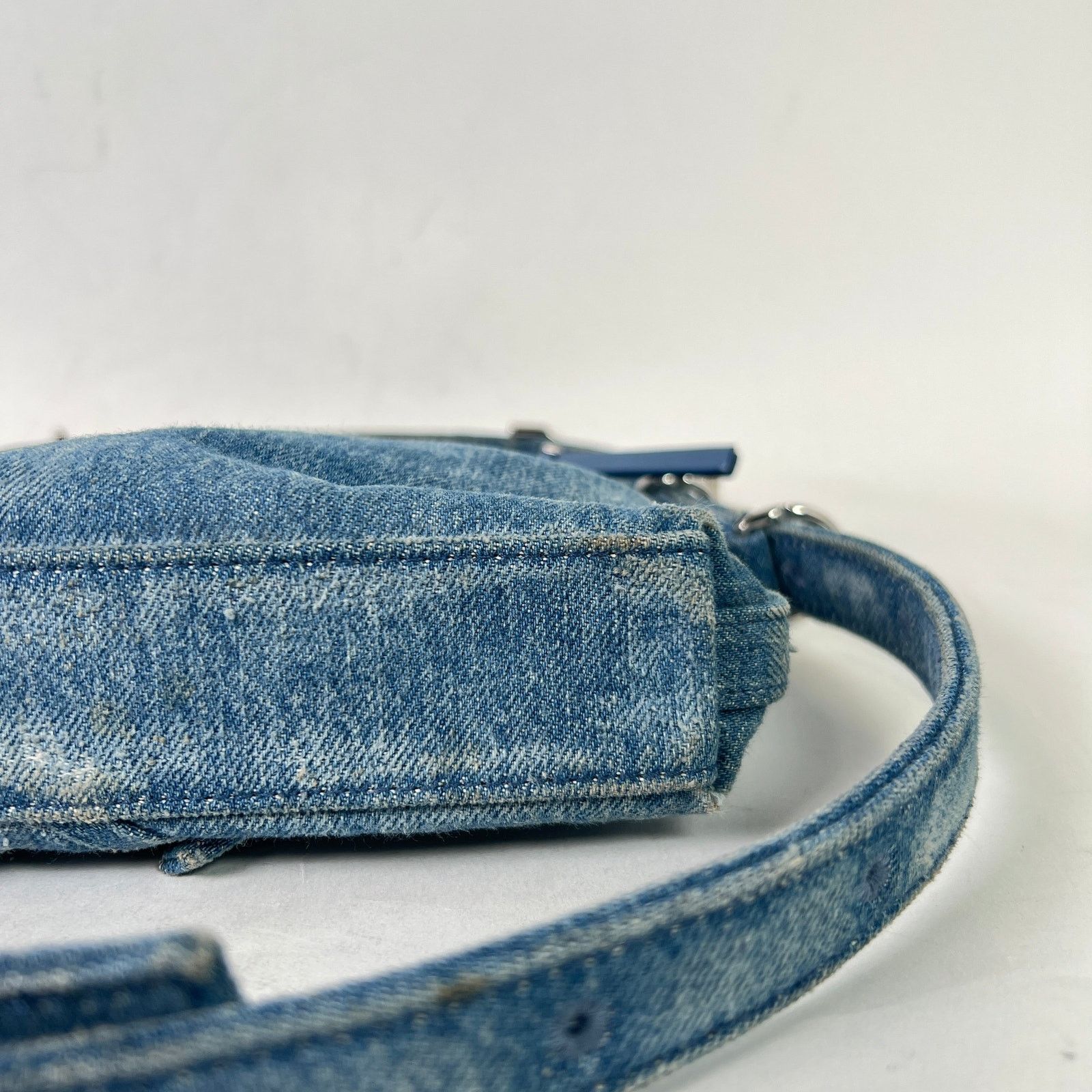 Givenchy Givenchy Washed Denim Voyou Mini Shoulder Bag Size ONE SIZE - 11 Thumbnail