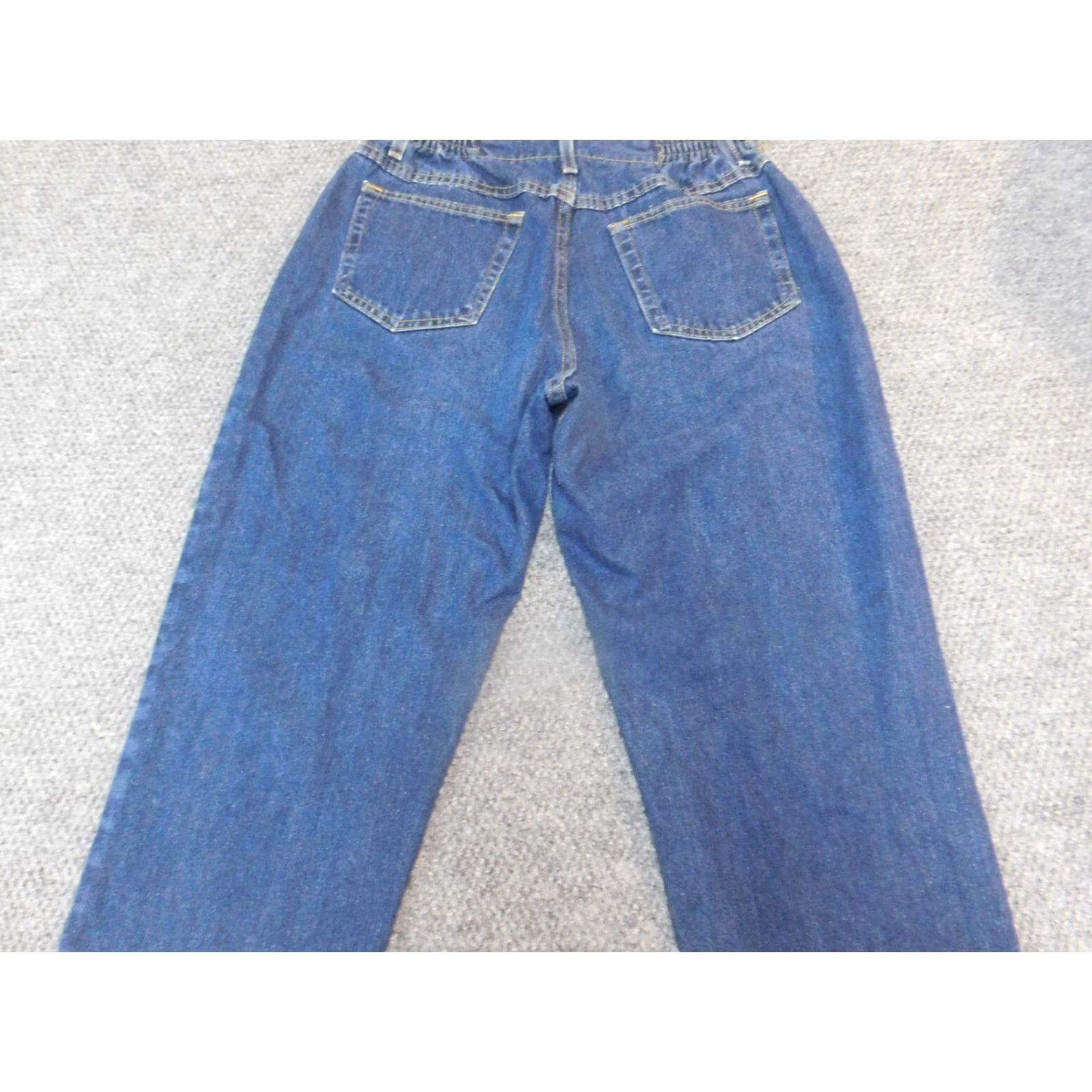 Vintage L.L. Bean Womens Jeans 28 Blue Denim Straight Comfort Waist Regular Size 28 Womens Jeans Blu Denim Straight Comfort stretch Vintage No Mens Womens Size 28" / US 6 / IT 42 - 7 Thumbnail