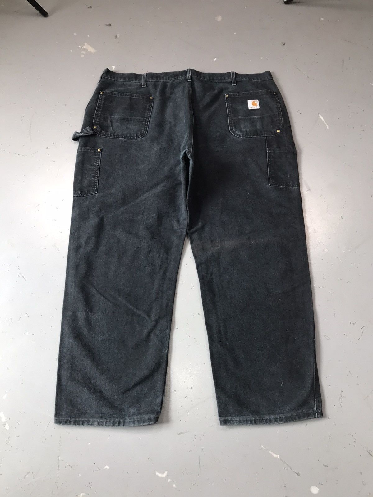 Carhartt Vintage Carhartt B01 BLK double knee denim workwear 46x29 Size US 44 / EU 60 - 2 Thumbnail
