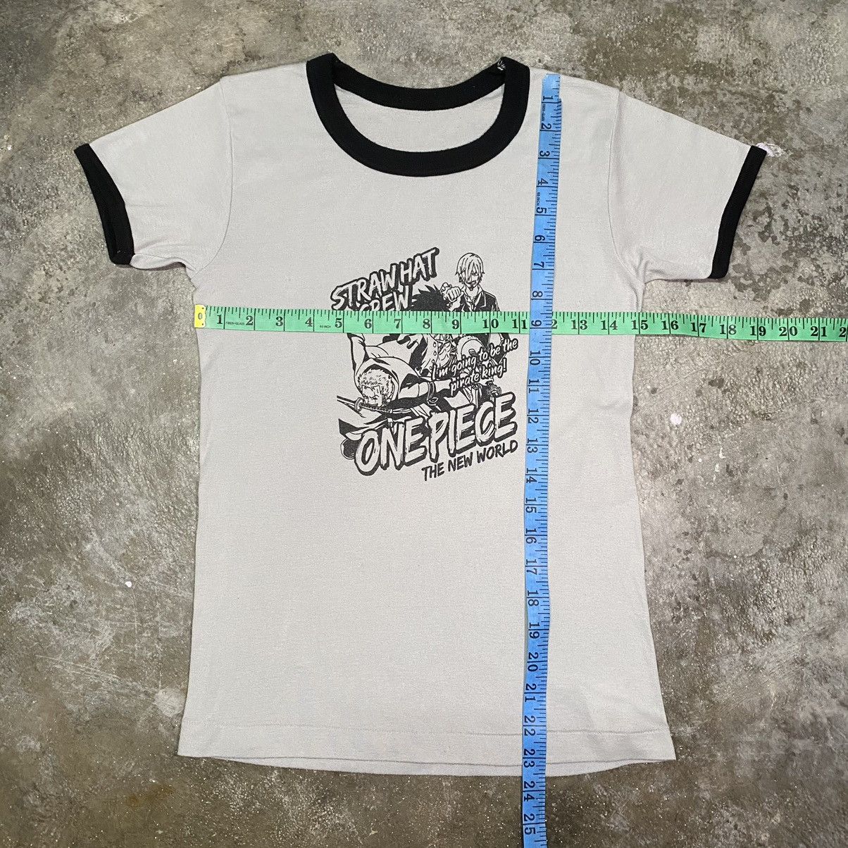 Anime × One Piece × Vintage Vintage One Piece The New World Anime T Shirt Ringer Size US XXS / EU 40 - 14 Thumbnail