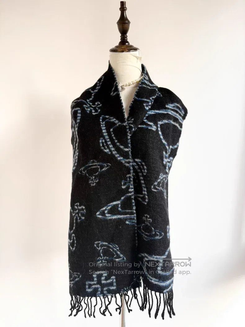 Vivienne Westwood Vivienne Westwood Black Blue Striped Big Saturn Full-print Size ONE SIZE - 4 Thumbnail